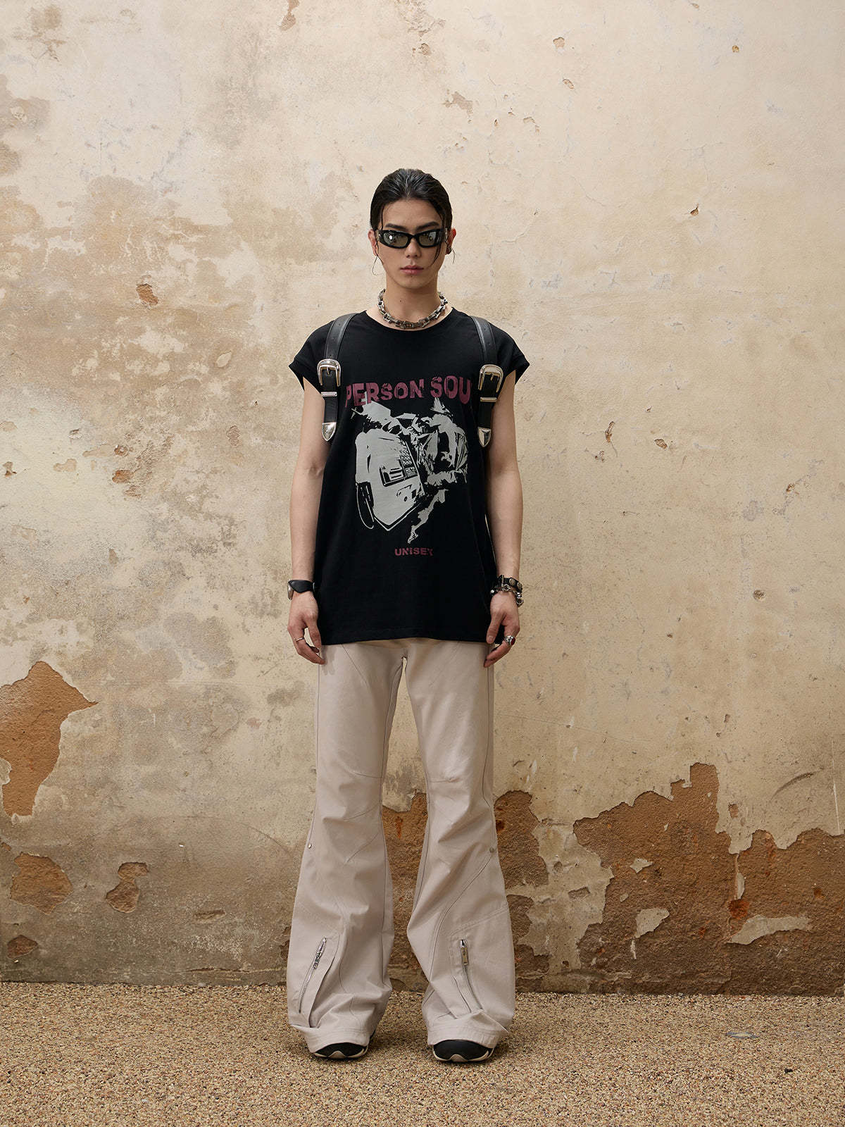 Personsoul Tight Cargo Pants-IYAMIUIO