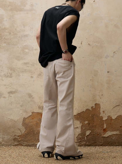Personsoul Tight Cargo Pants-IYAMIUIO