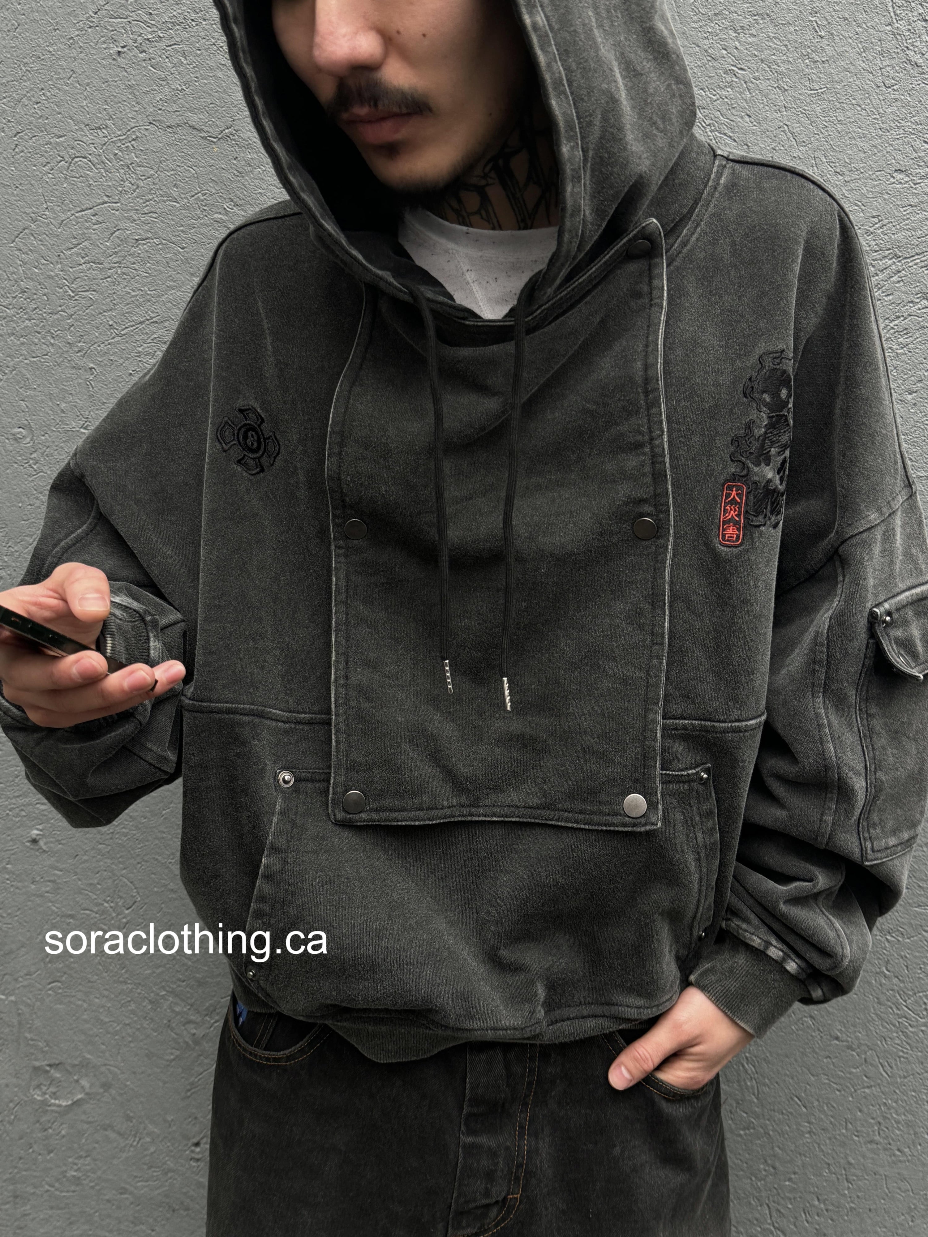 "Flame" Hoodie-IYAMIUIO