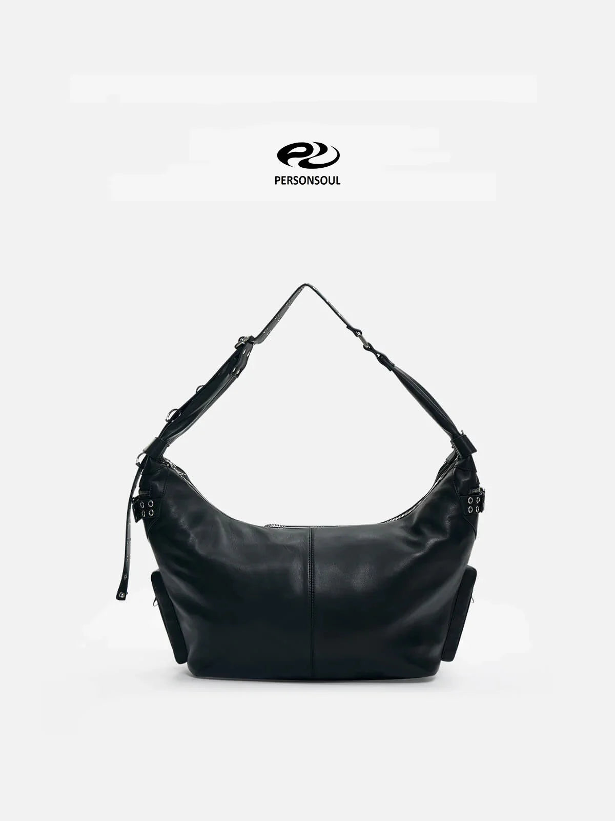 Personsoul Sheepskin Shoulder Bag Small-IYAMIUIO