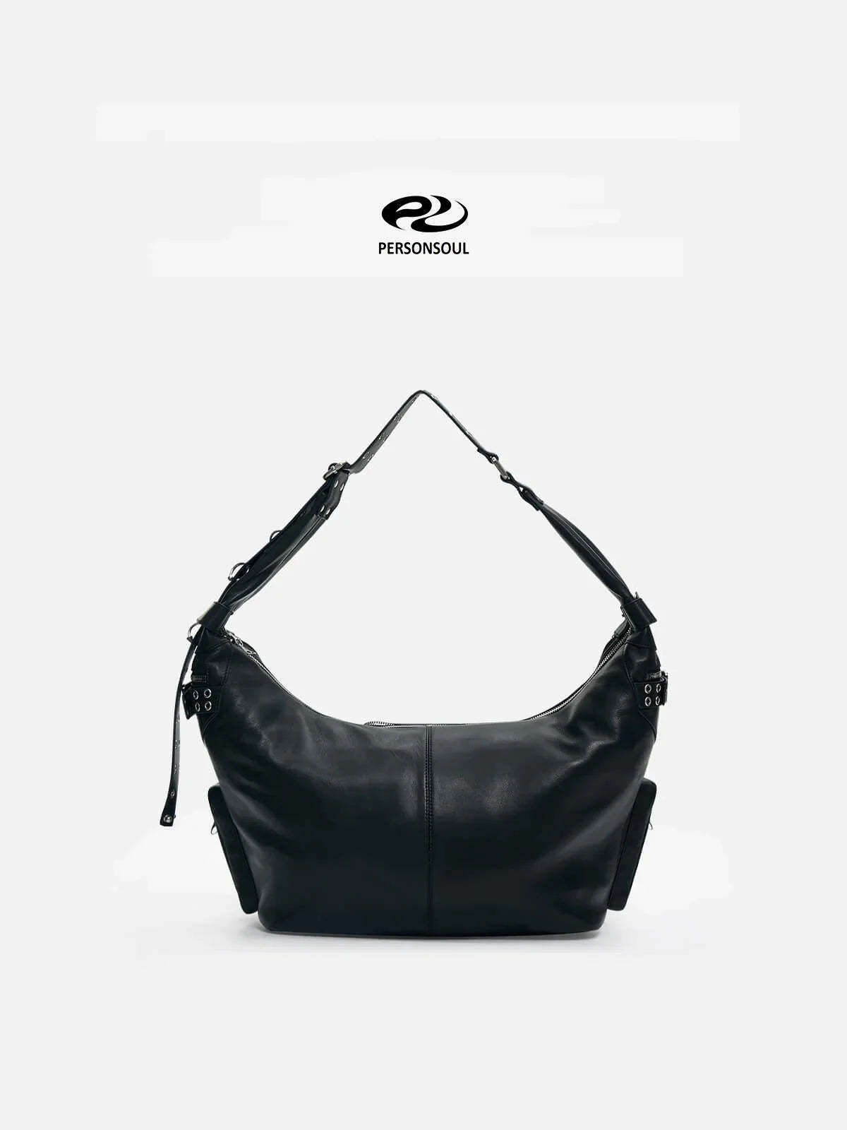 Personsoul Sheepskin Shoulder Bag Small-IYAMIUIO