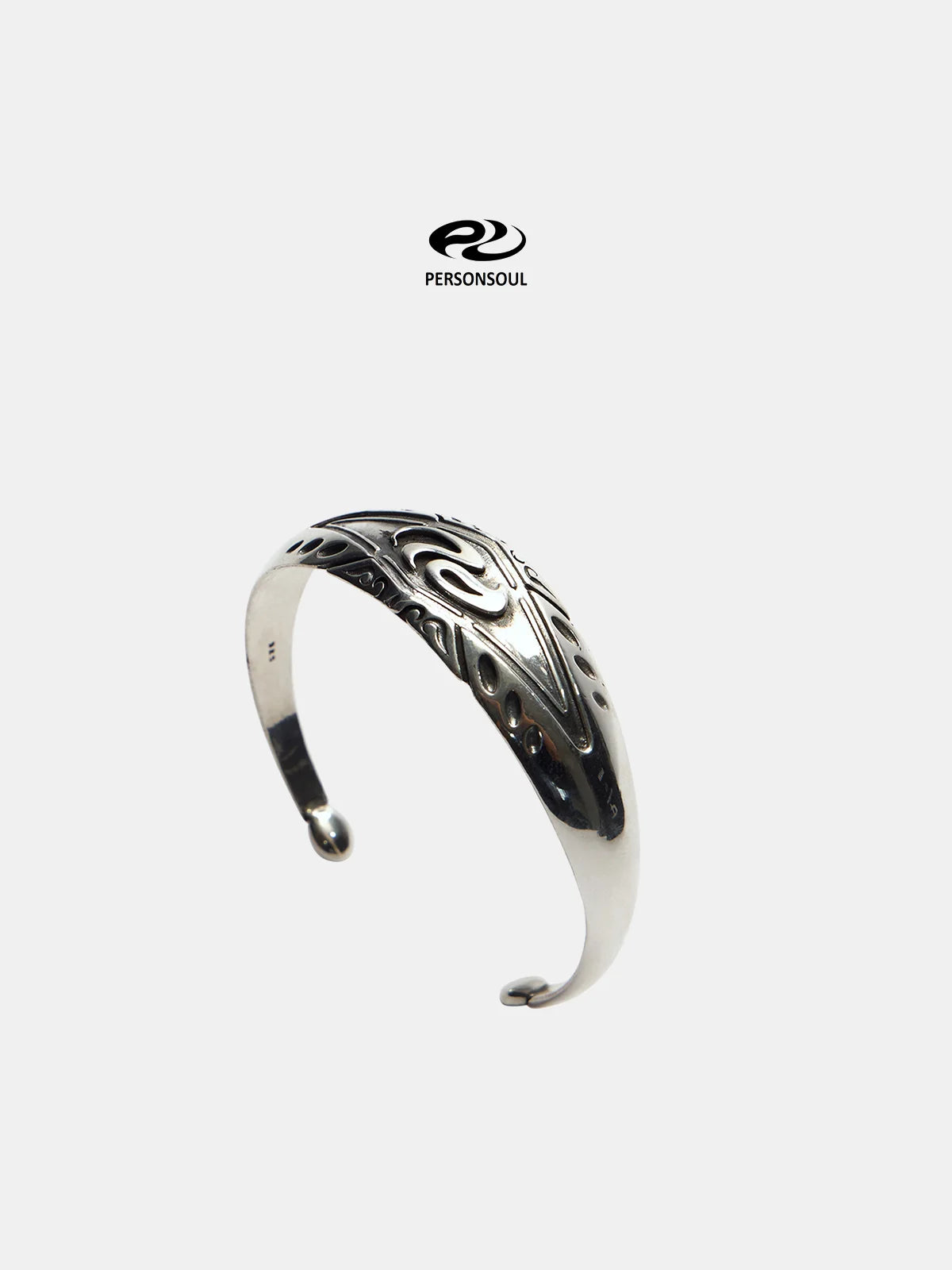 Personsoul Yuan Symbol Silver Bracelet-IYAMIUIO