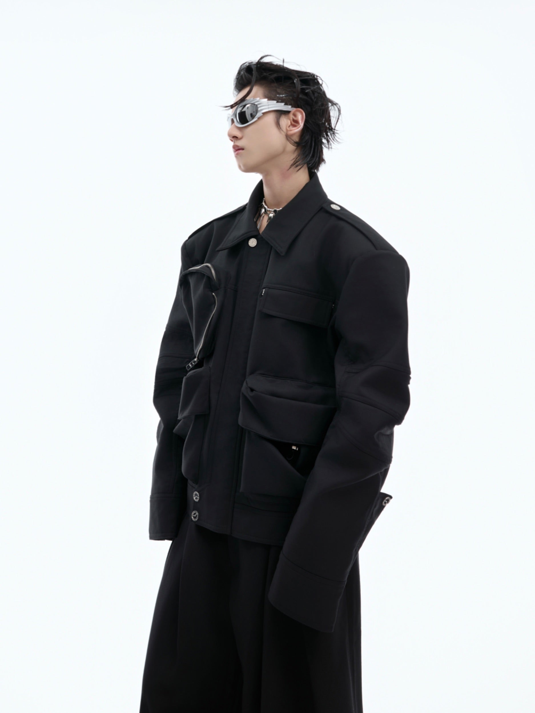 【24s Oct.】Heavy Duty Multi-pocket Functional Work Jacket-IYAMIUIO