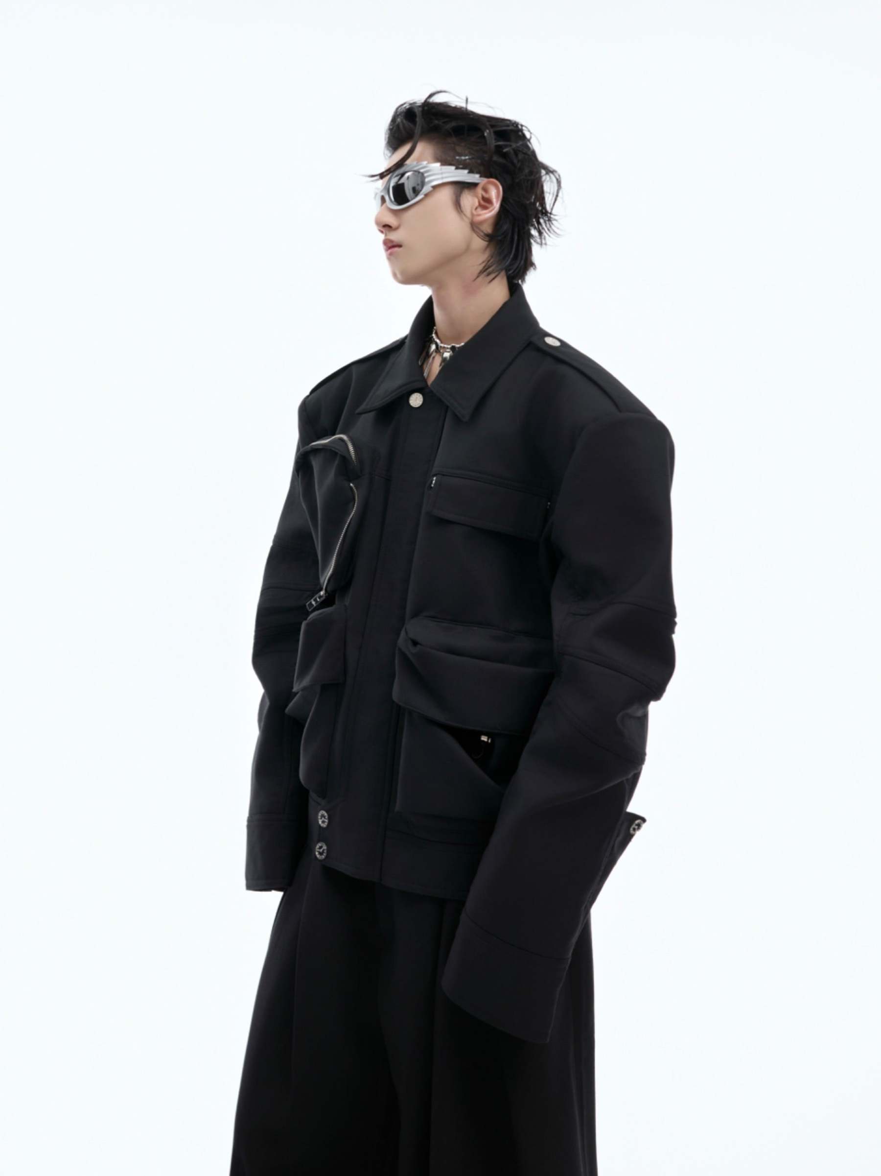 【24s Oct.】Heavy Duty Multi-pocket Functional Work Jacket-IYAMIUIO