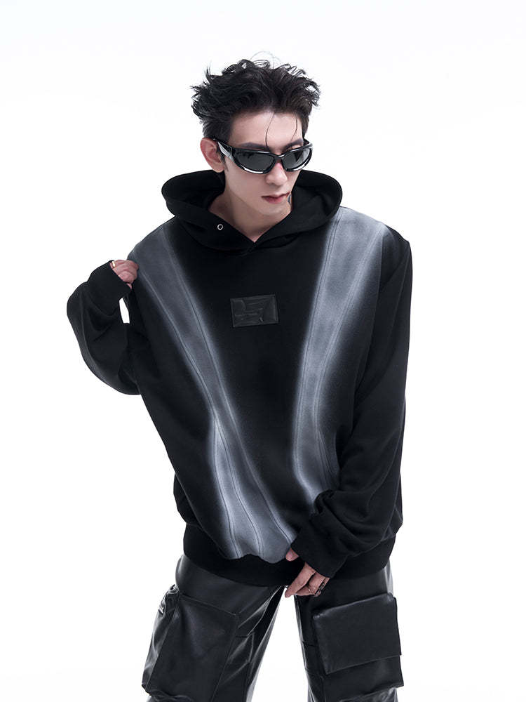 【24s Oct.】Heavy-Duty Black Hoodie Jacket-IYAMIUIO