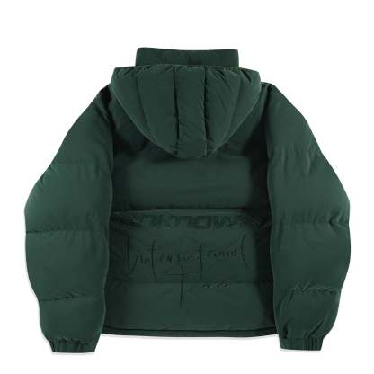 GREEN RHINESTONE PUFFER-IYAMIUIO