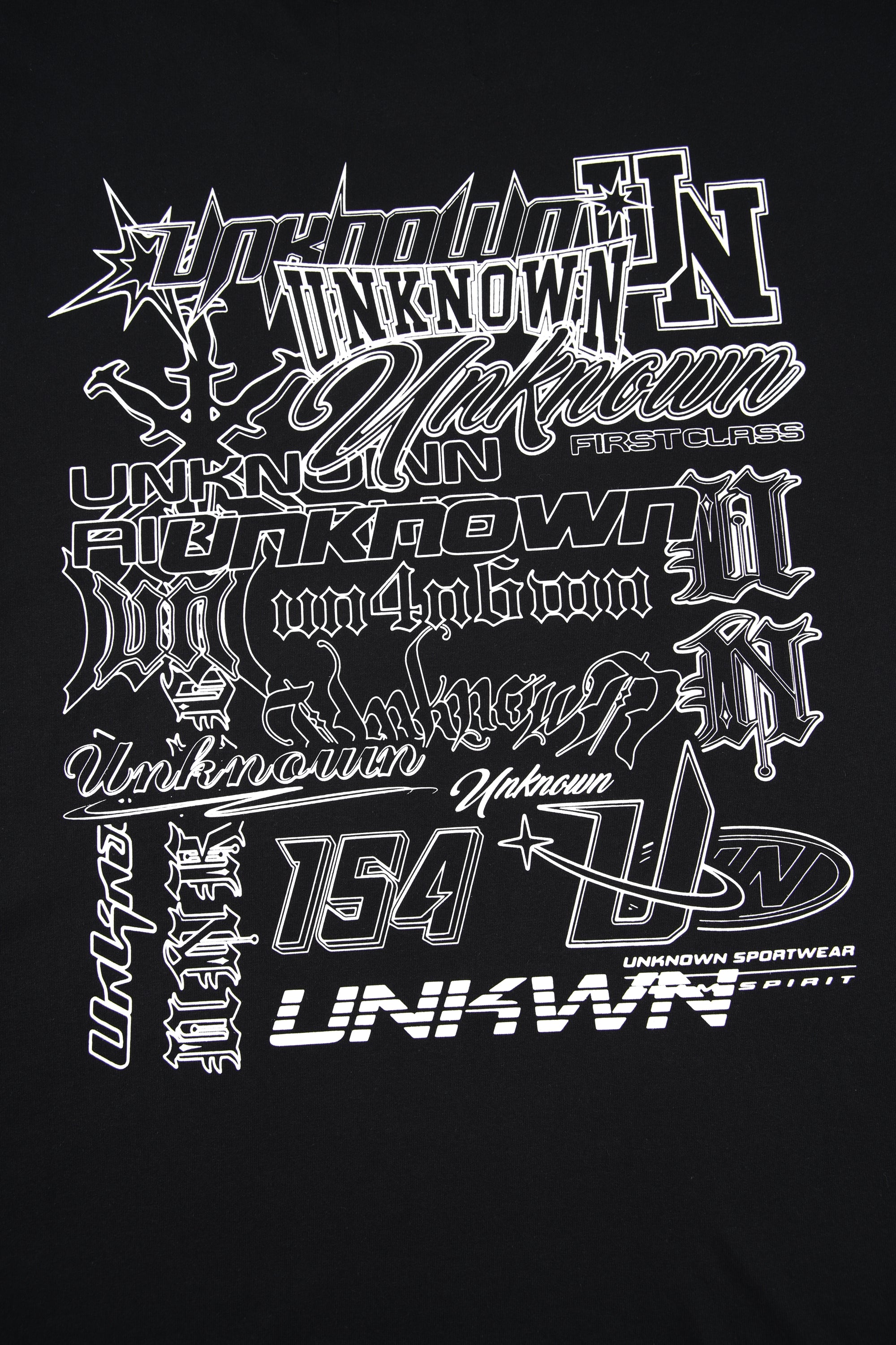 BLACK MULTI LOGO TEE-IYAMIUIO