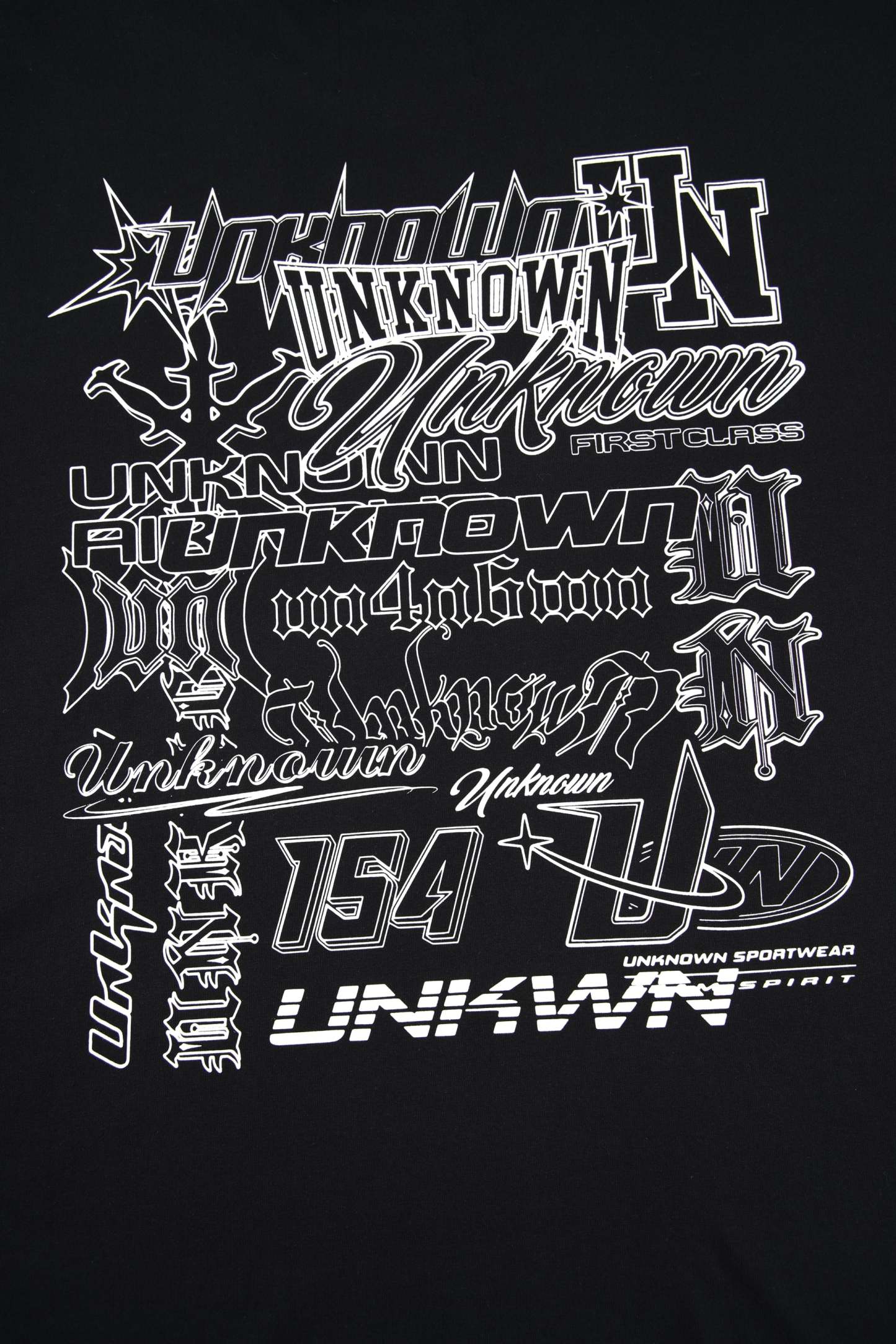 BLACK MULTI LOGO TEE-IYAMIUIO