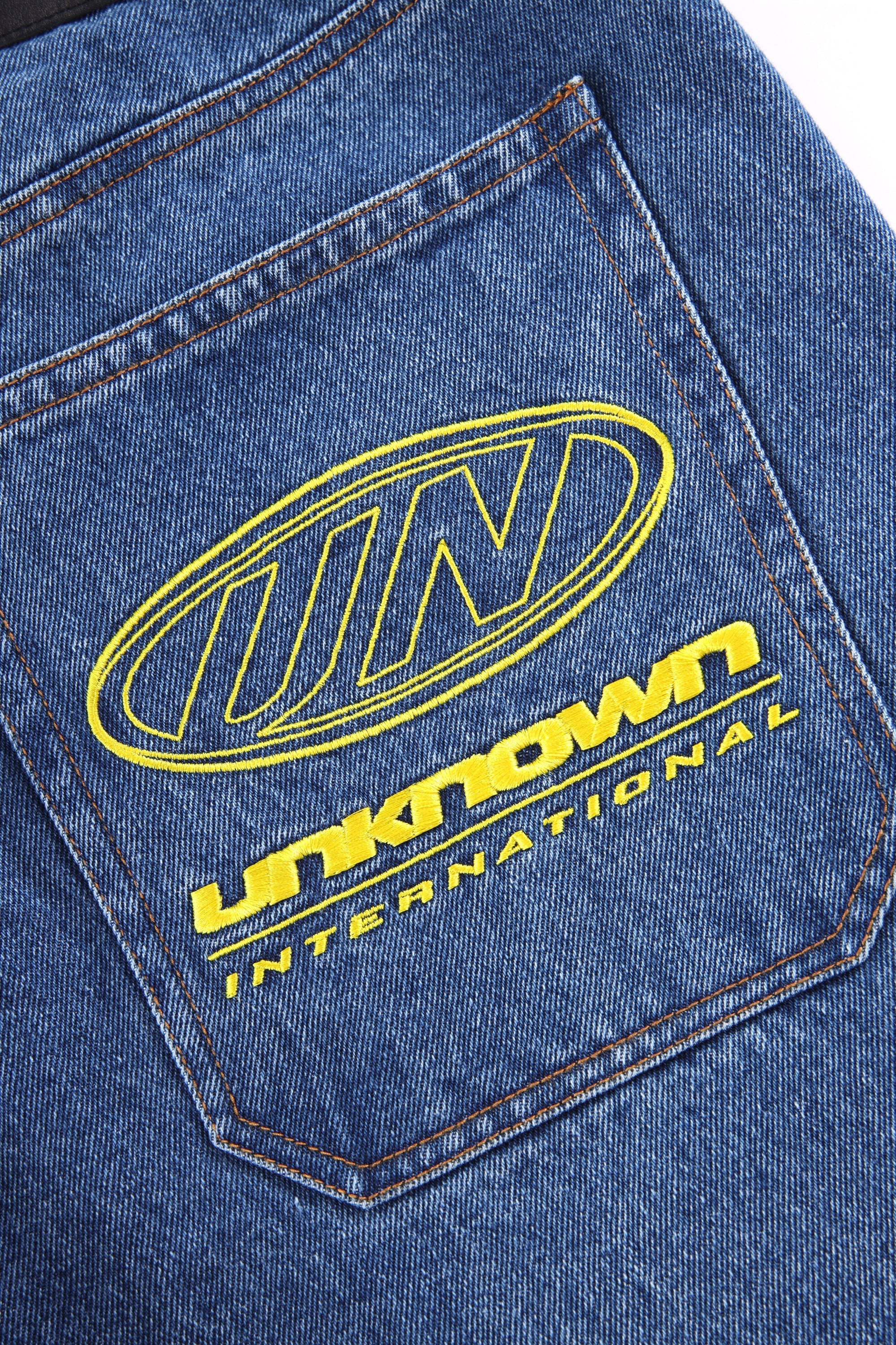 INDIGO BAGGY DENIM-IYAMIUIO