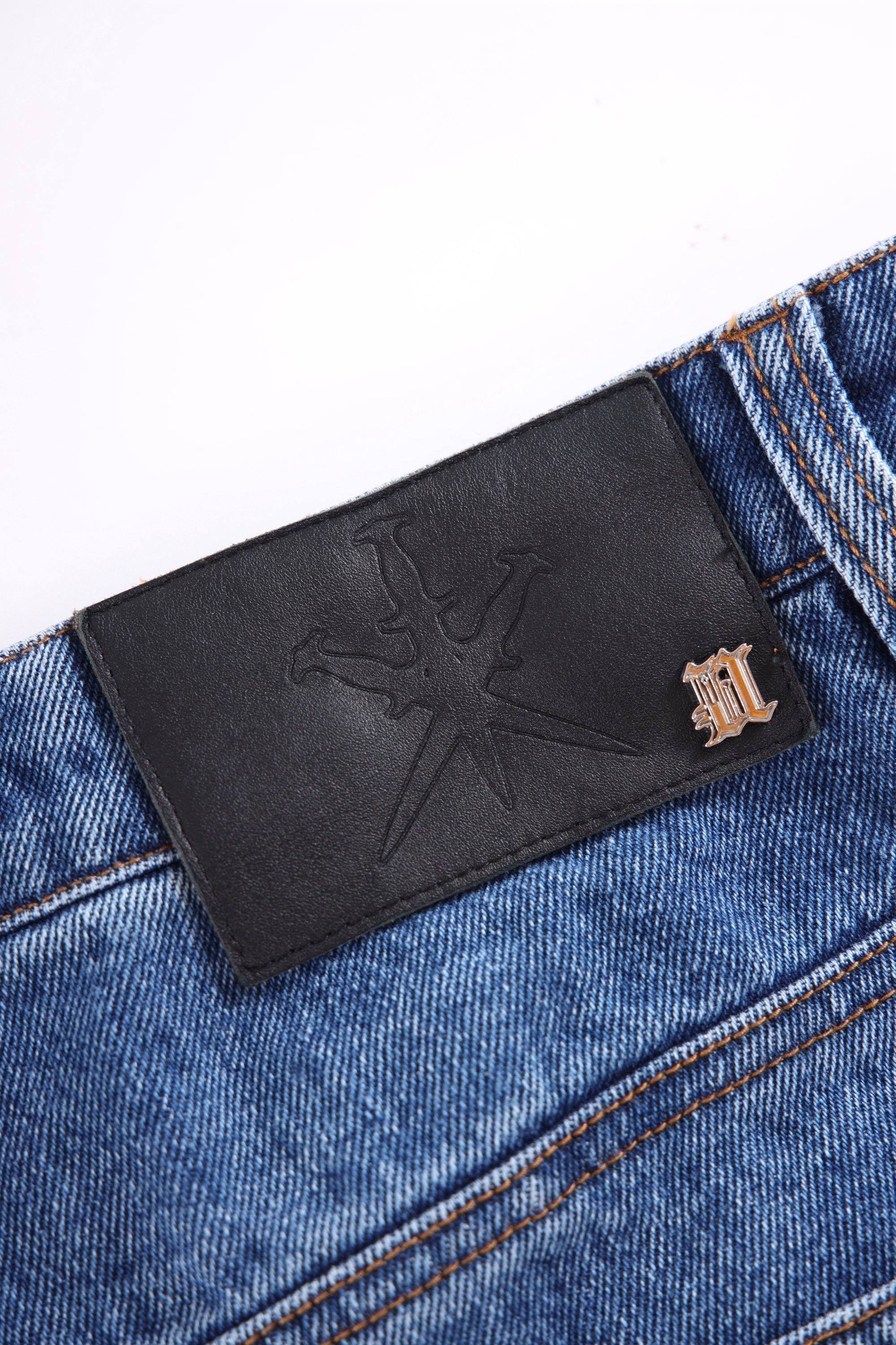 INDIGO BAGGY DENIM-IYAMIUIO