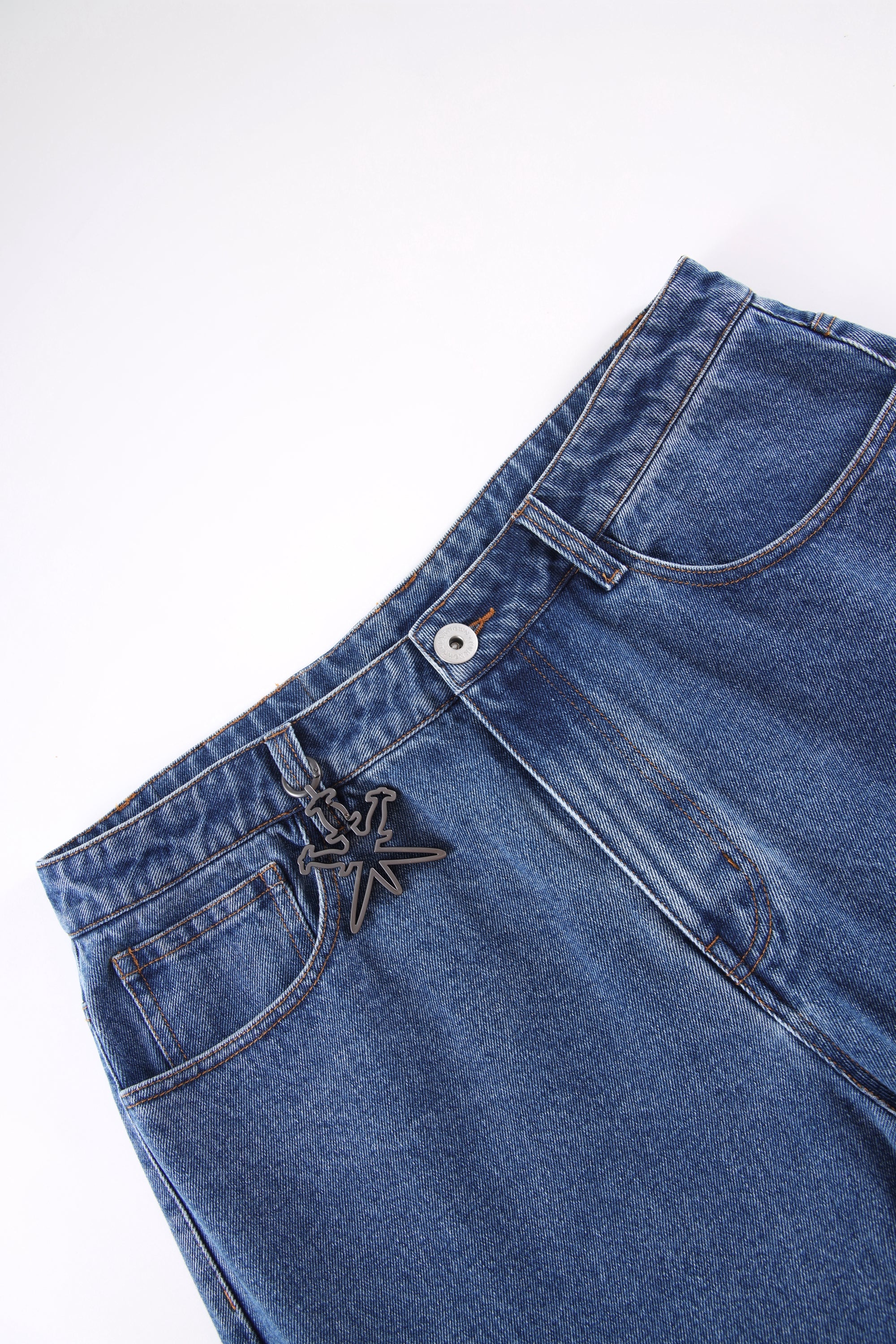 INDIGO BAGGY DENIM-IYAMIUIO