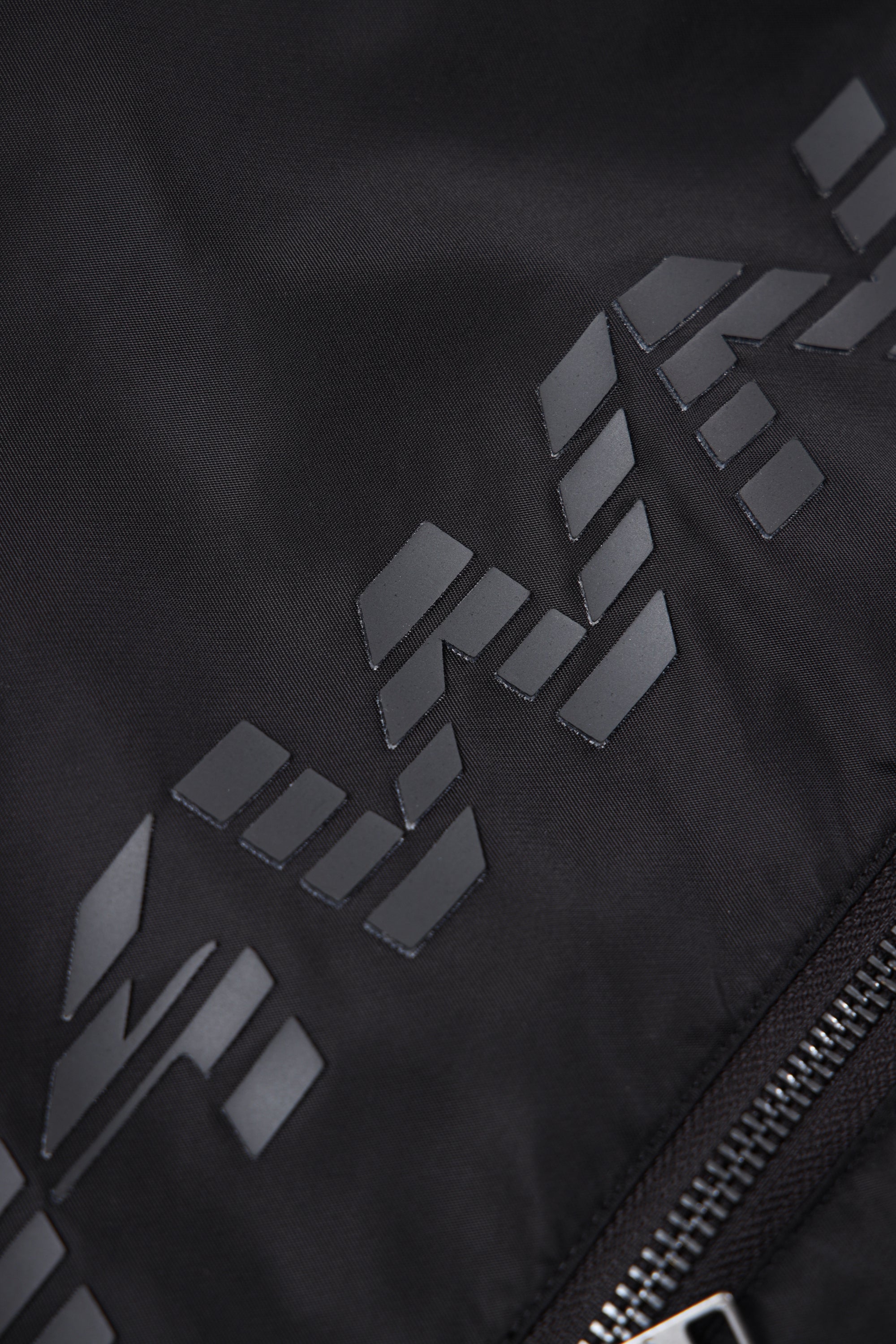 BLACKOUT NYLON TRACK JACKET-IYAMIUIO