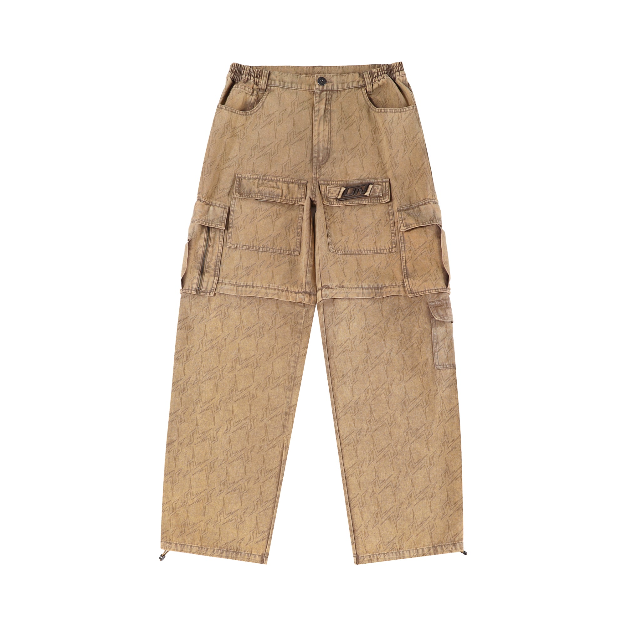 HEAVY ZIP CARGO PANTS-IYAMIUIO