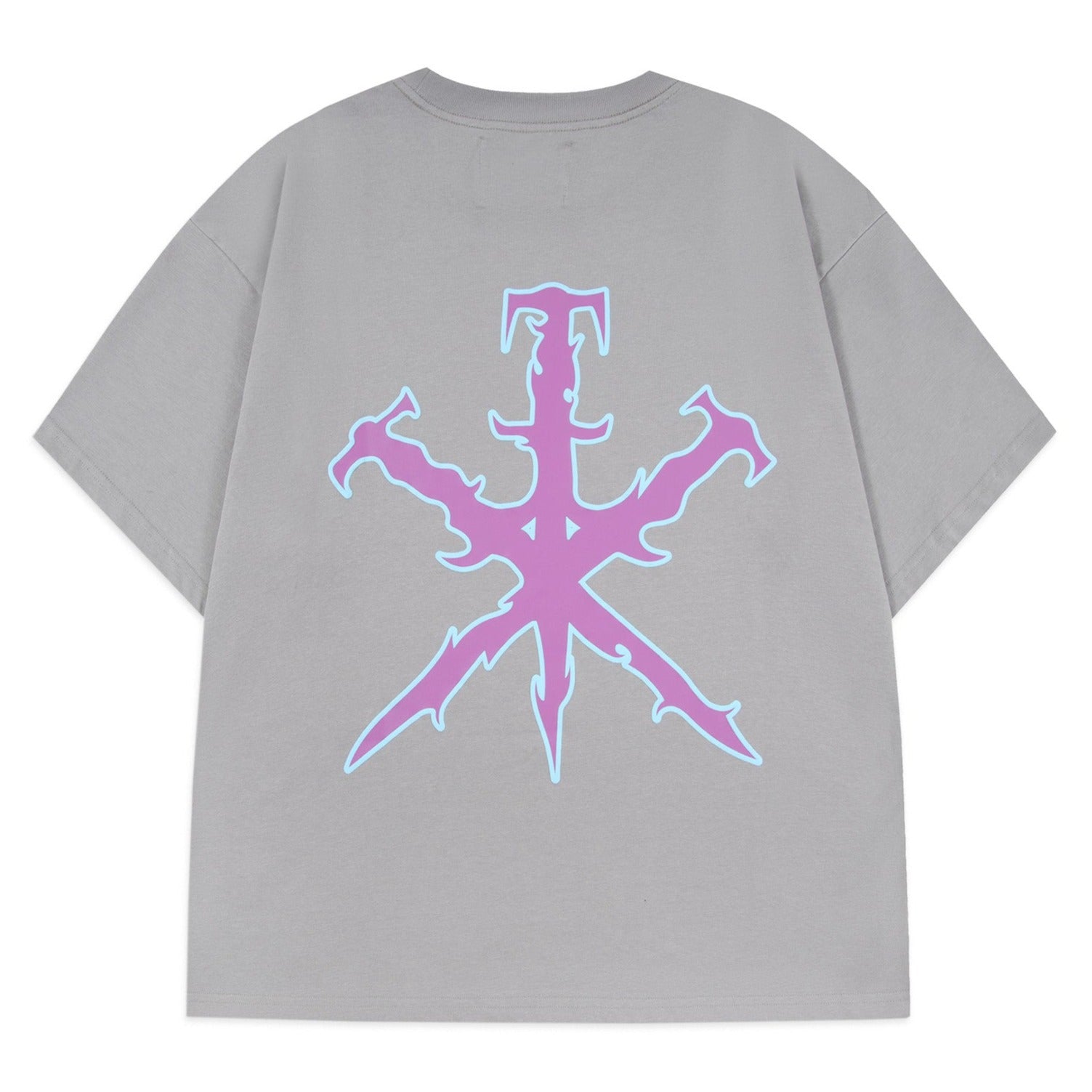 GREY TRIBAL DAGGER TEE-IYAMIUIO