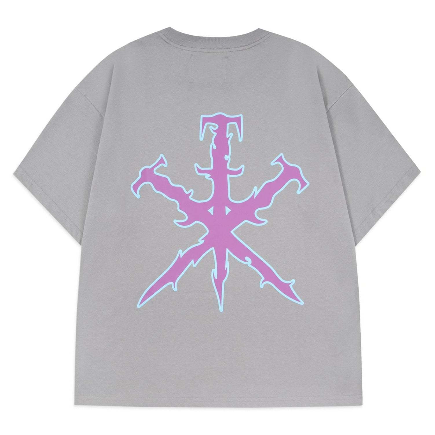 GREY TRIBAL DAGGER TEE-IYAMIUIO
