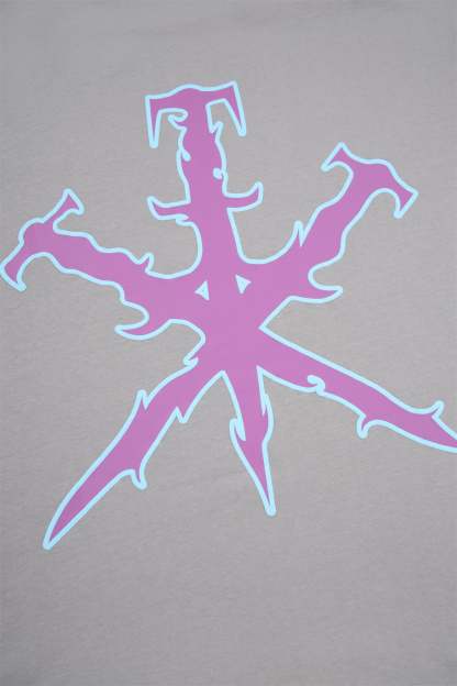 GREY TRIBAL DAGGER TEE-IYAMIUIO