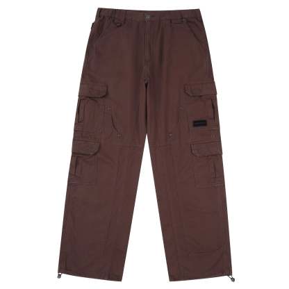 STONEWASHED BROWN CARGOS-IYAMIUIO