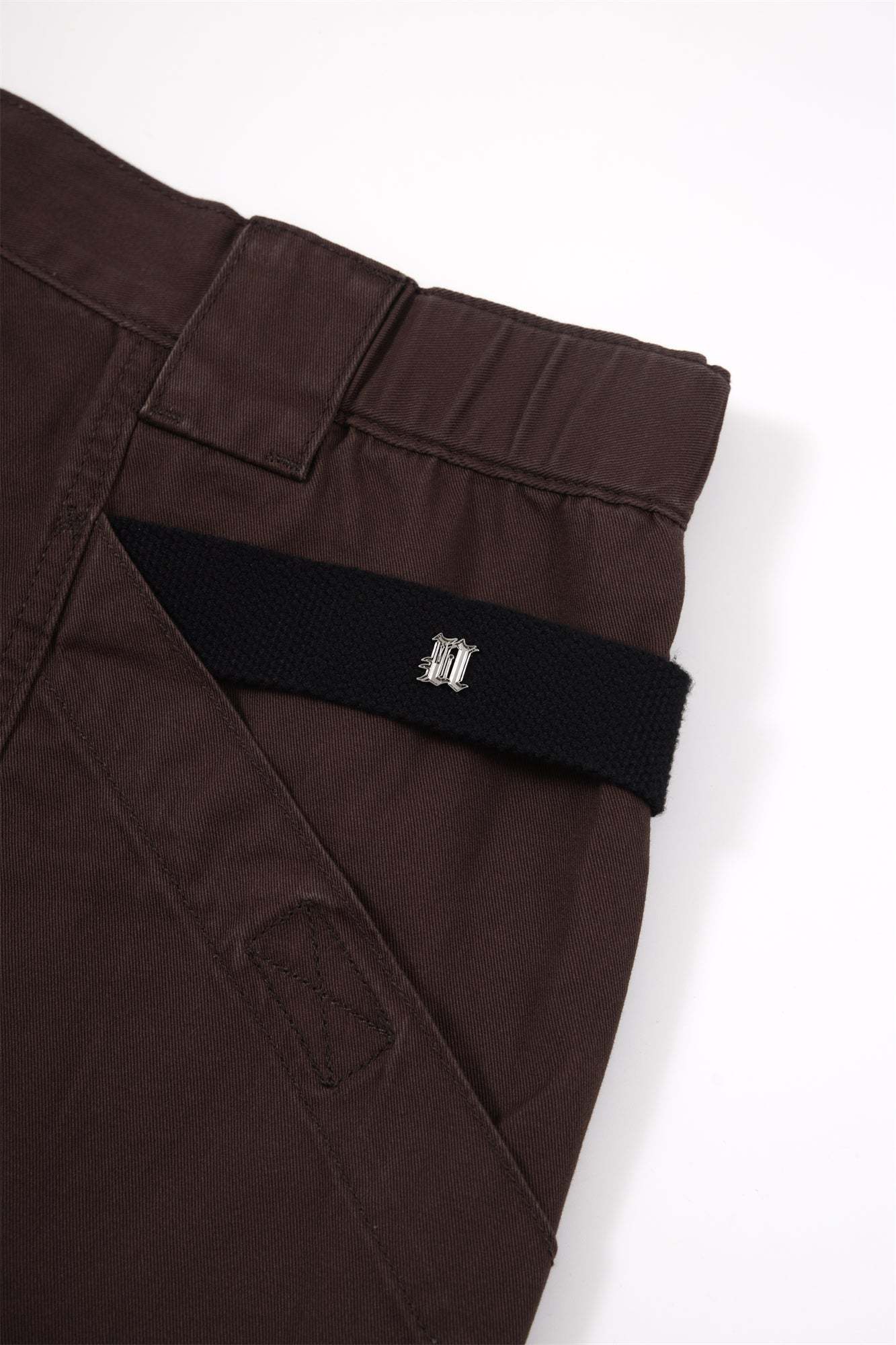 STONEWASHED BROWN CARGOS-IYAMIUIO
