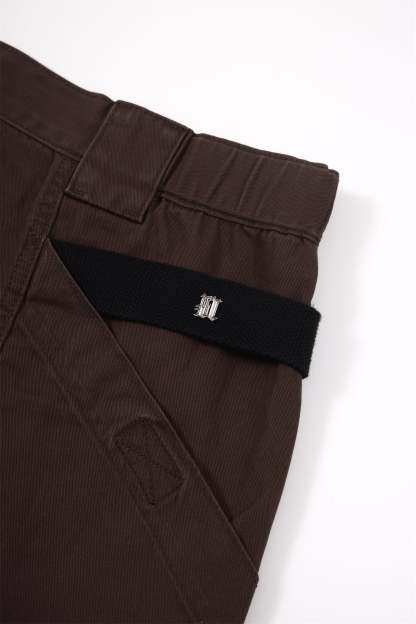 STONEWASHED BROWN CARGOS-IYAMIUIO