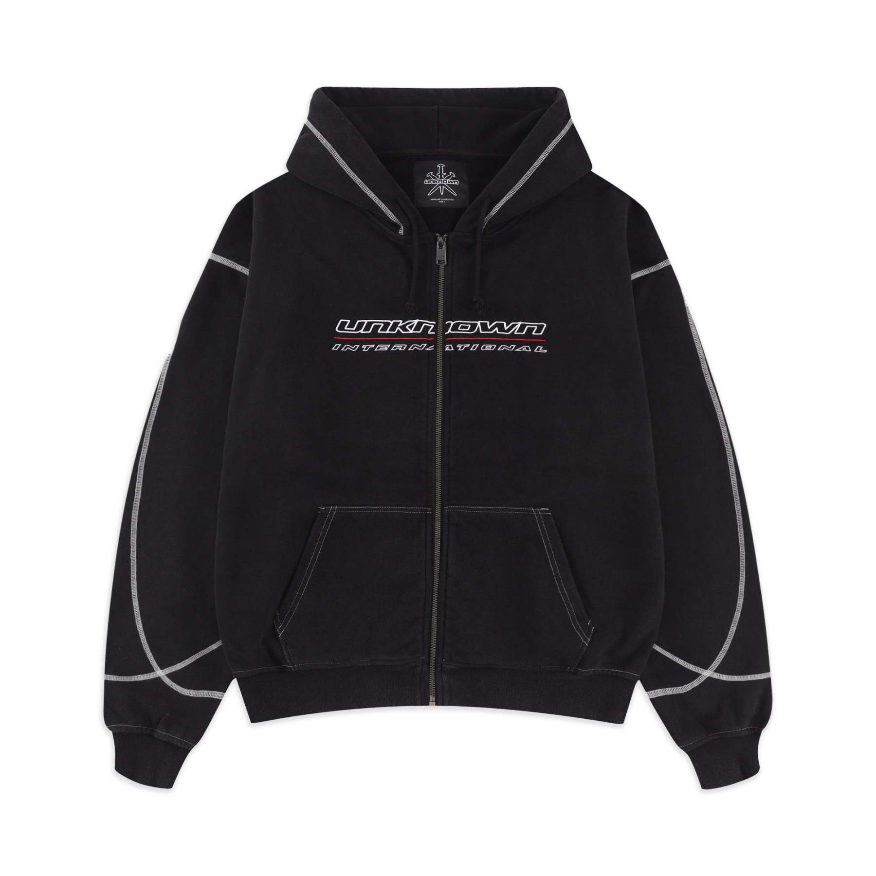 VINTAGE UNKNOWN INTERNATIONAL HOODIE-IYAMIUIO