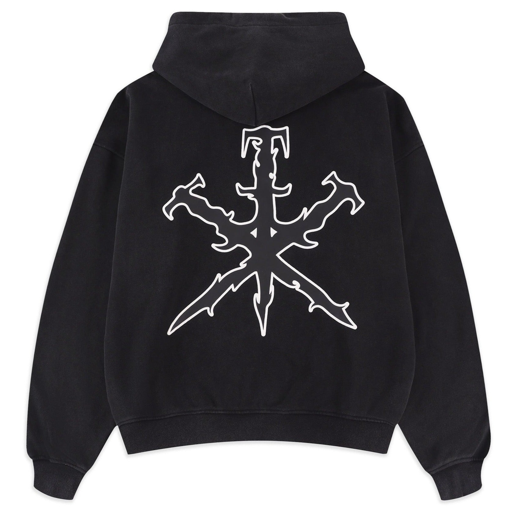 VINTAGE TRIBAL DAGGER HOODIE-IYAMIUIO