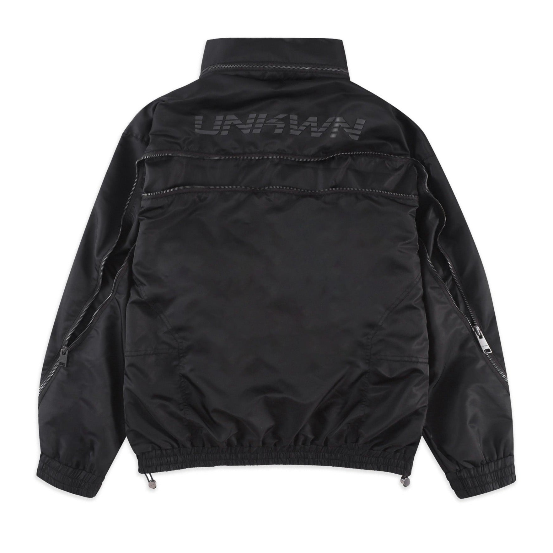 BLACKOUT NYLON TRACK JACKET-IYAMIUIO