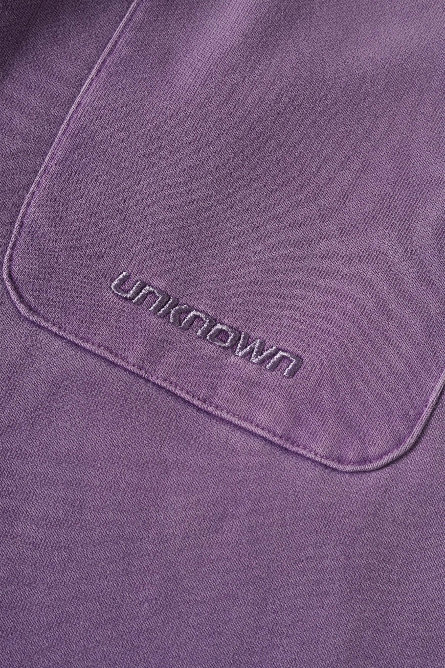 WASHED PURPLE RHINESTONE JOGGERS-IYAMIUIO