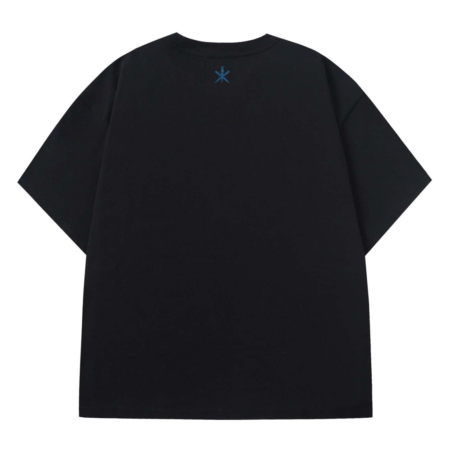 BLACK/BLUE RHINESTONE TEE-IYAMIUIO