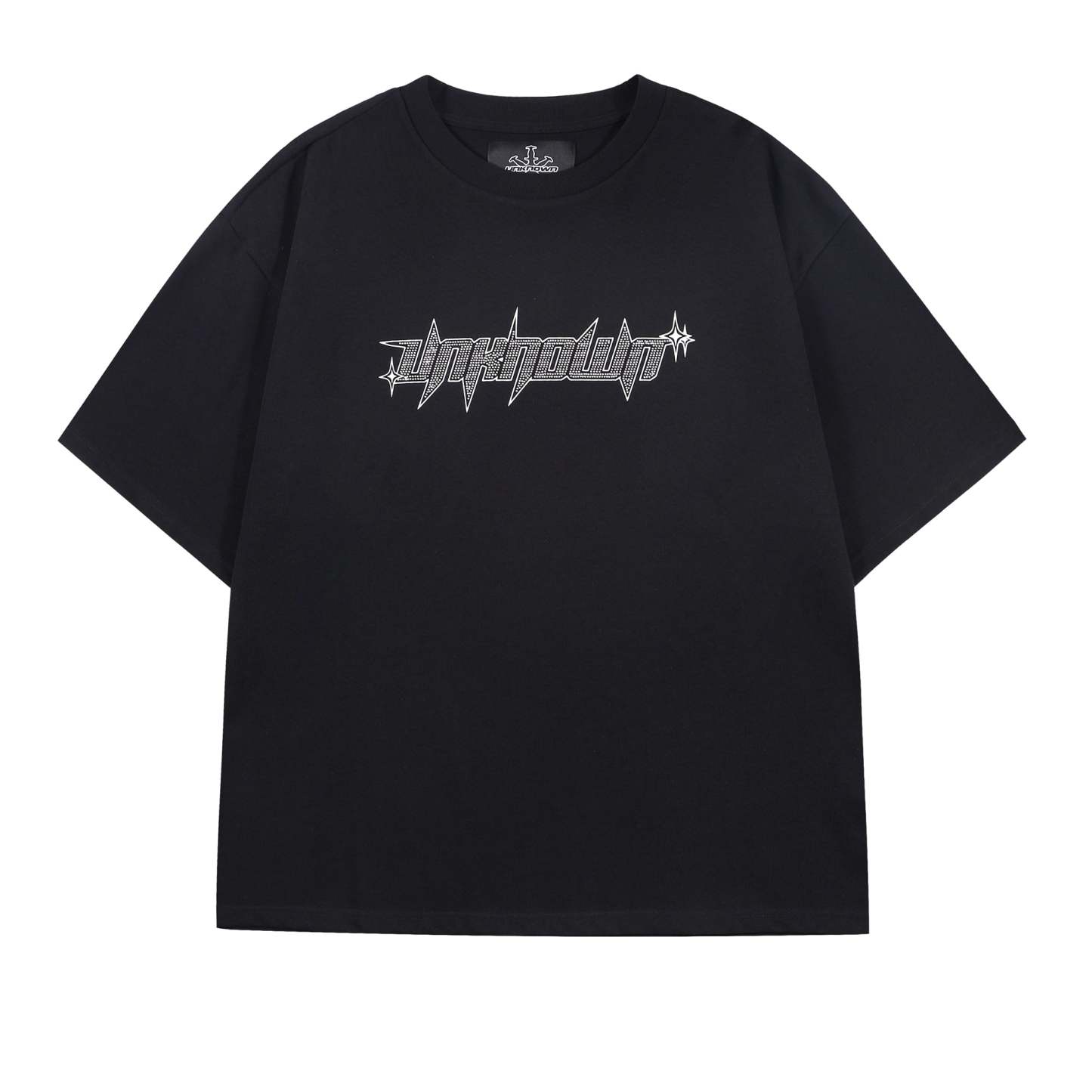 BLACK RHINESTONE TEE-IYAMIUIO