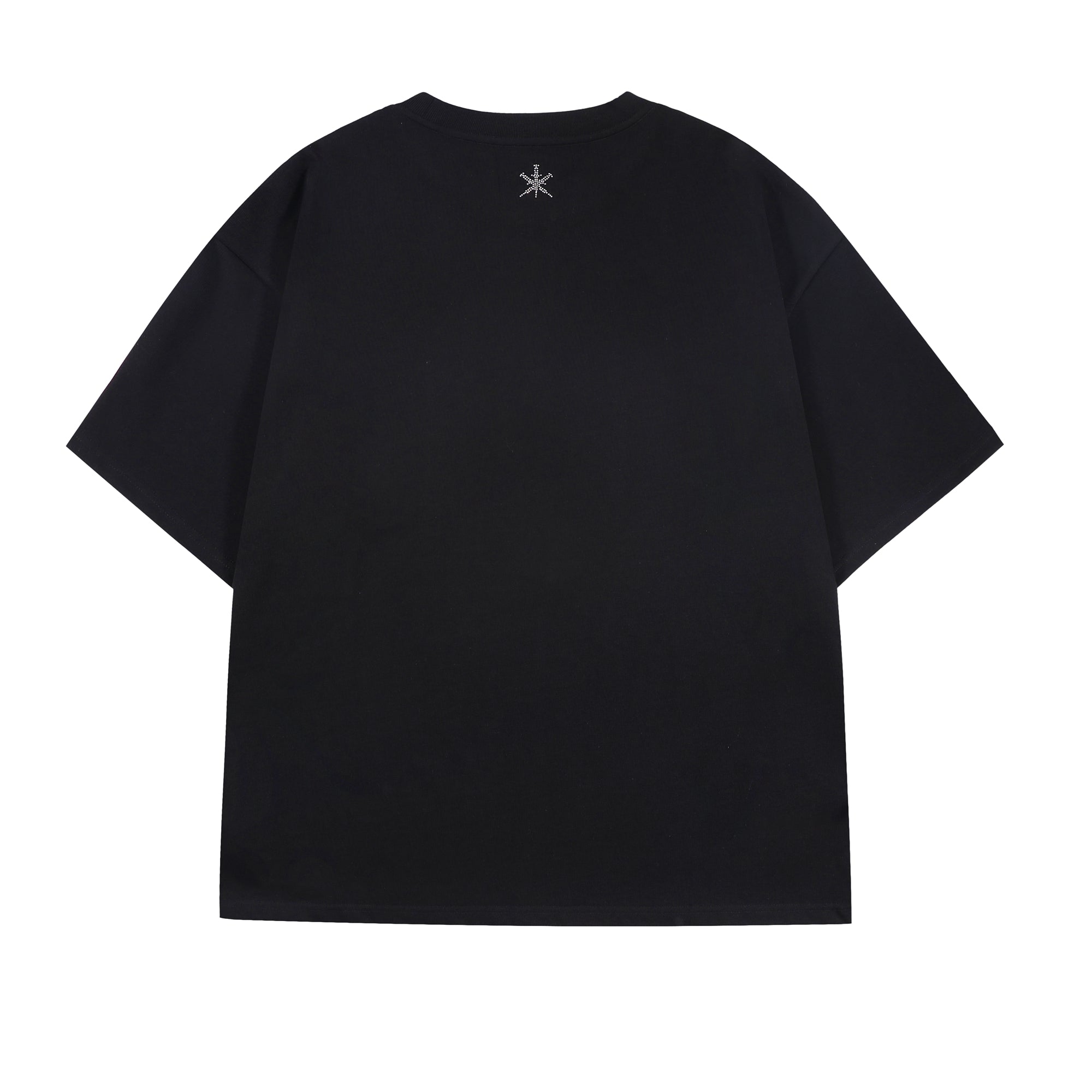 BLACK RHINESTONE TEE-IYAMIUIO