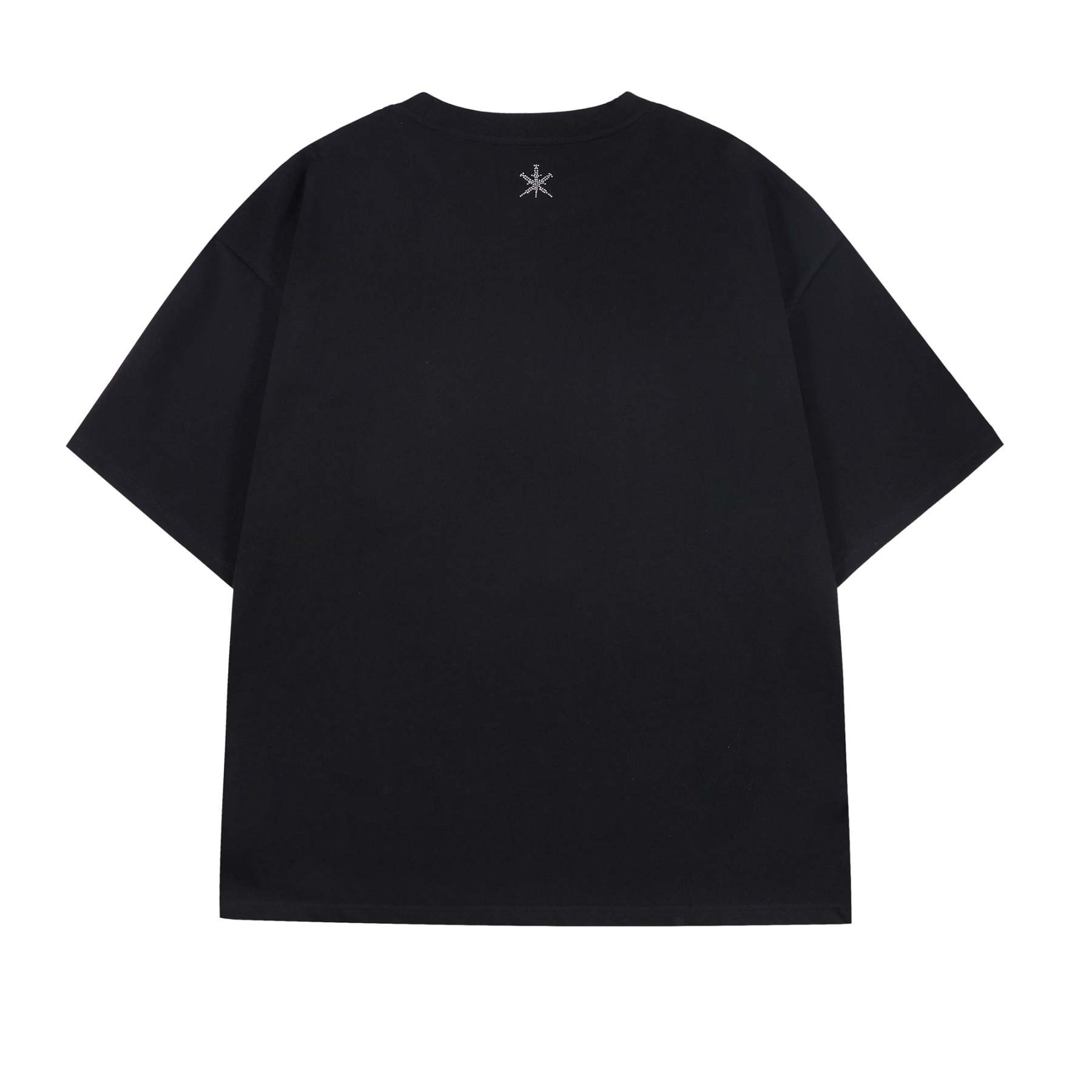 BLACK RHINESTONE TEE-IYAMIUIO