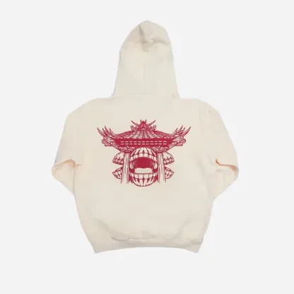Embroidered Hoodie - JJK-IYAMIUIO