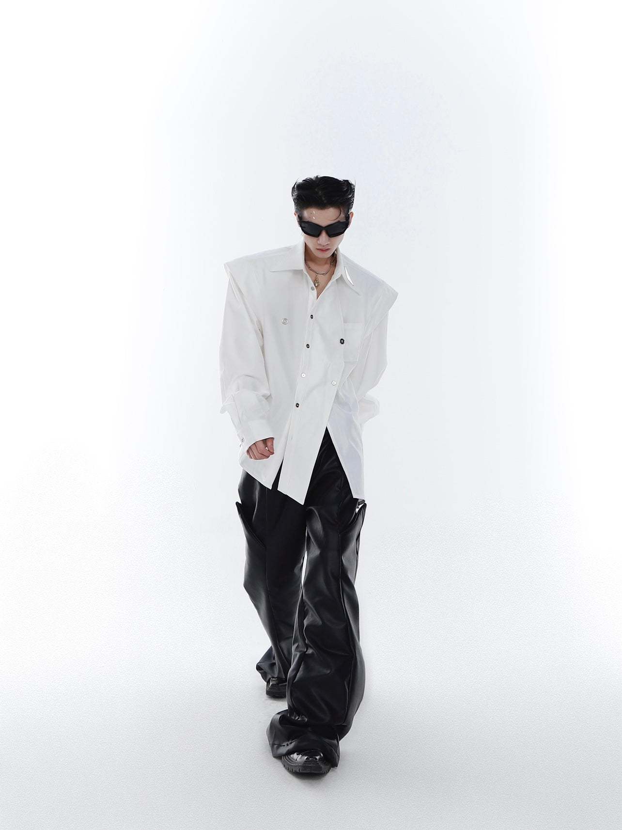 【23s Feb.】Original Shoulder Pad Shirt-IYAMIUIO