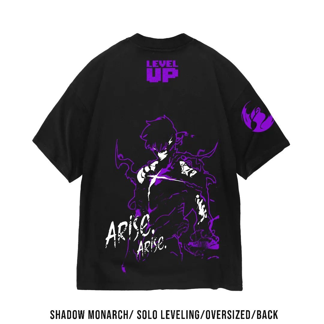 Shadow Monarch Oversized T-Shirt - Solo LVL-IYAMIUIO
