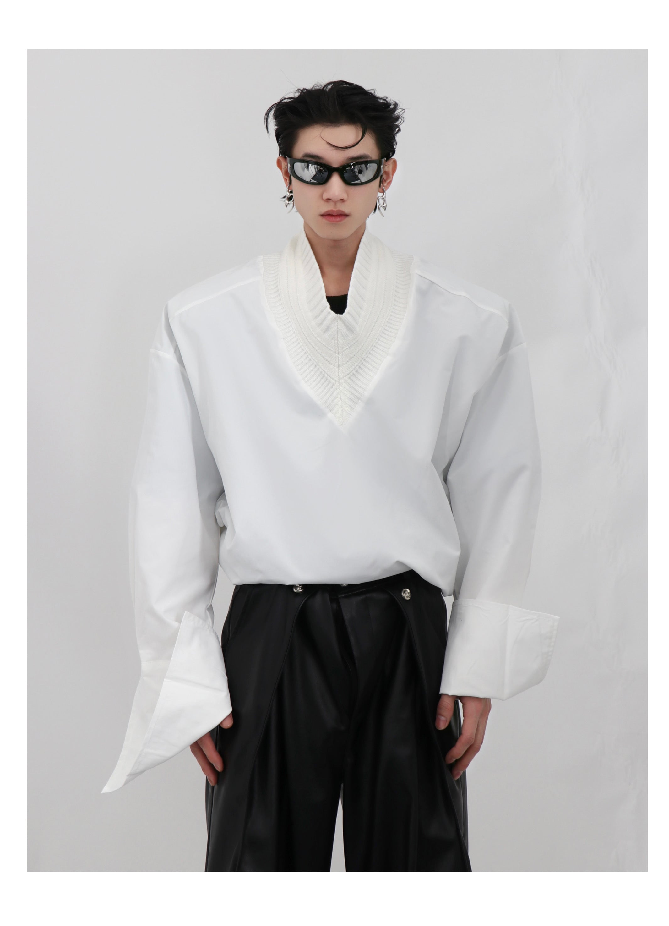 V-shaped Shirt-IYAMIUIO