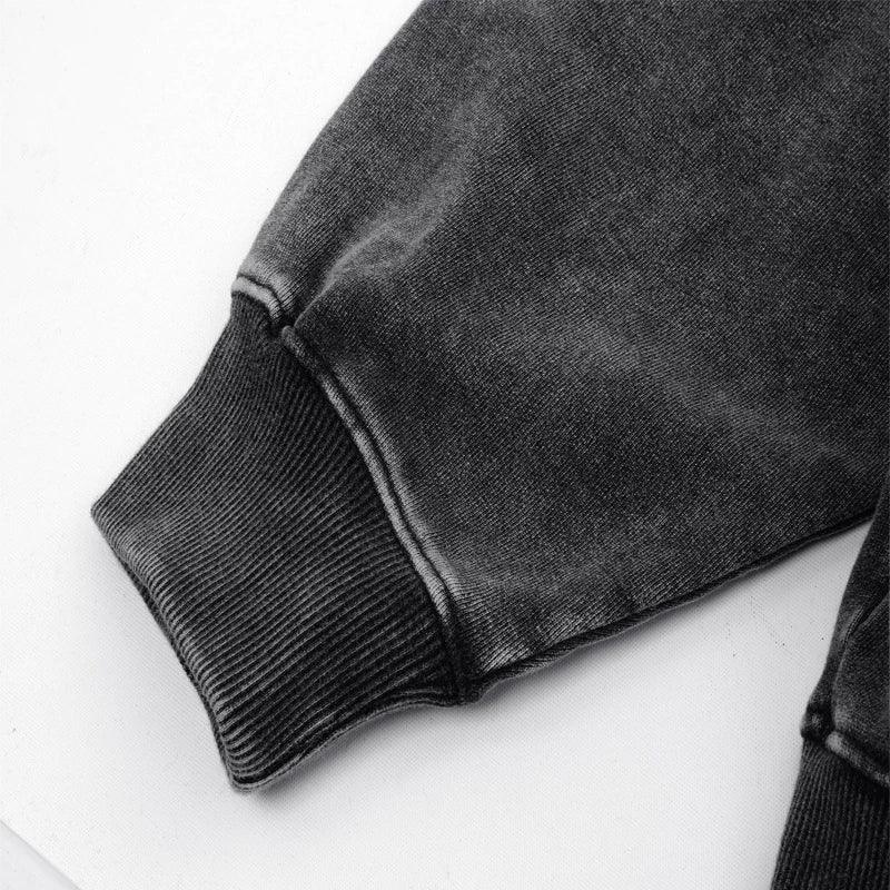 Grinning Faded Hoodie-IYAMIUIO