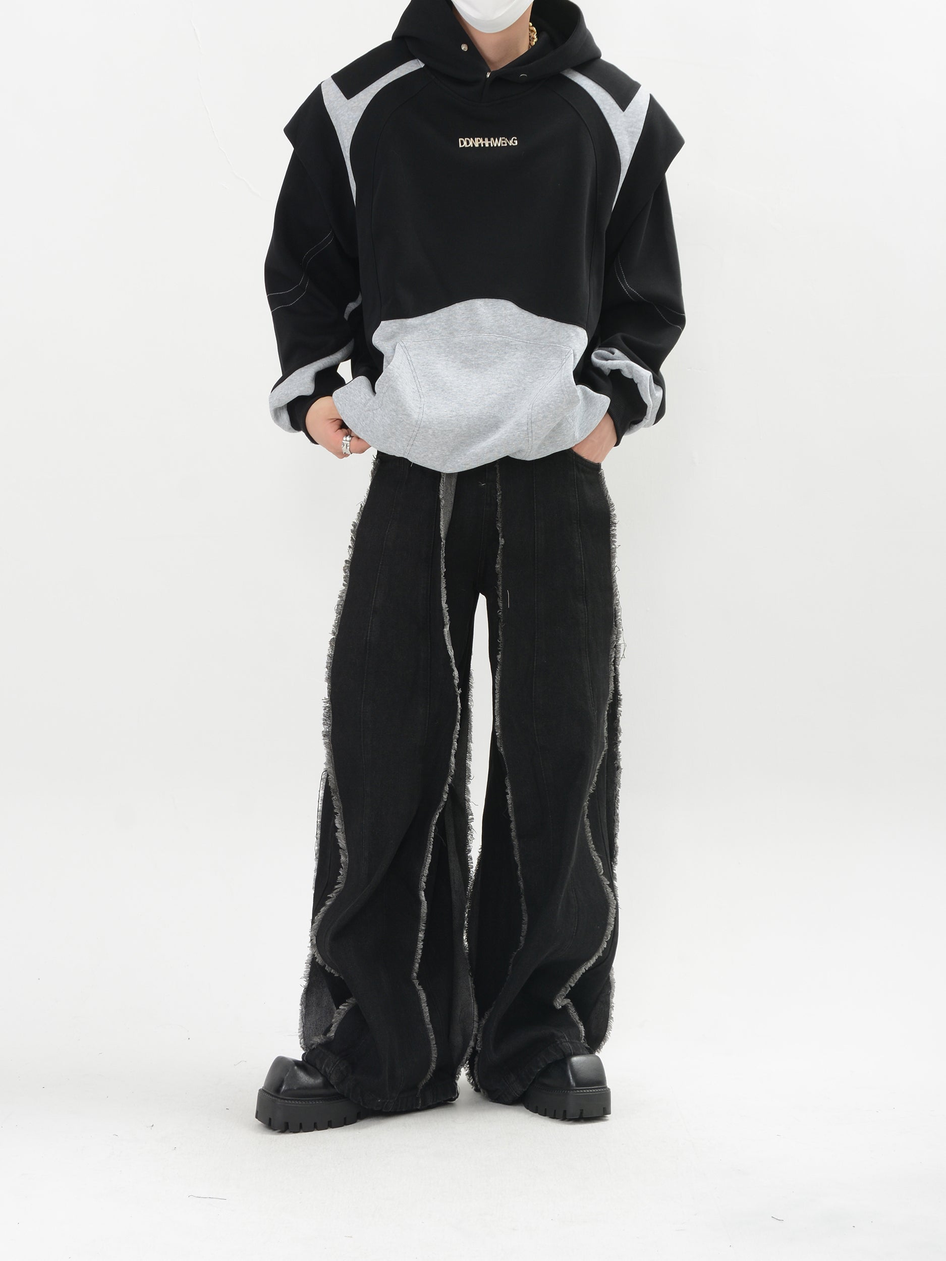 【24s Sep.】Metal Decor Hoodie Jacket-IYAMIUIO