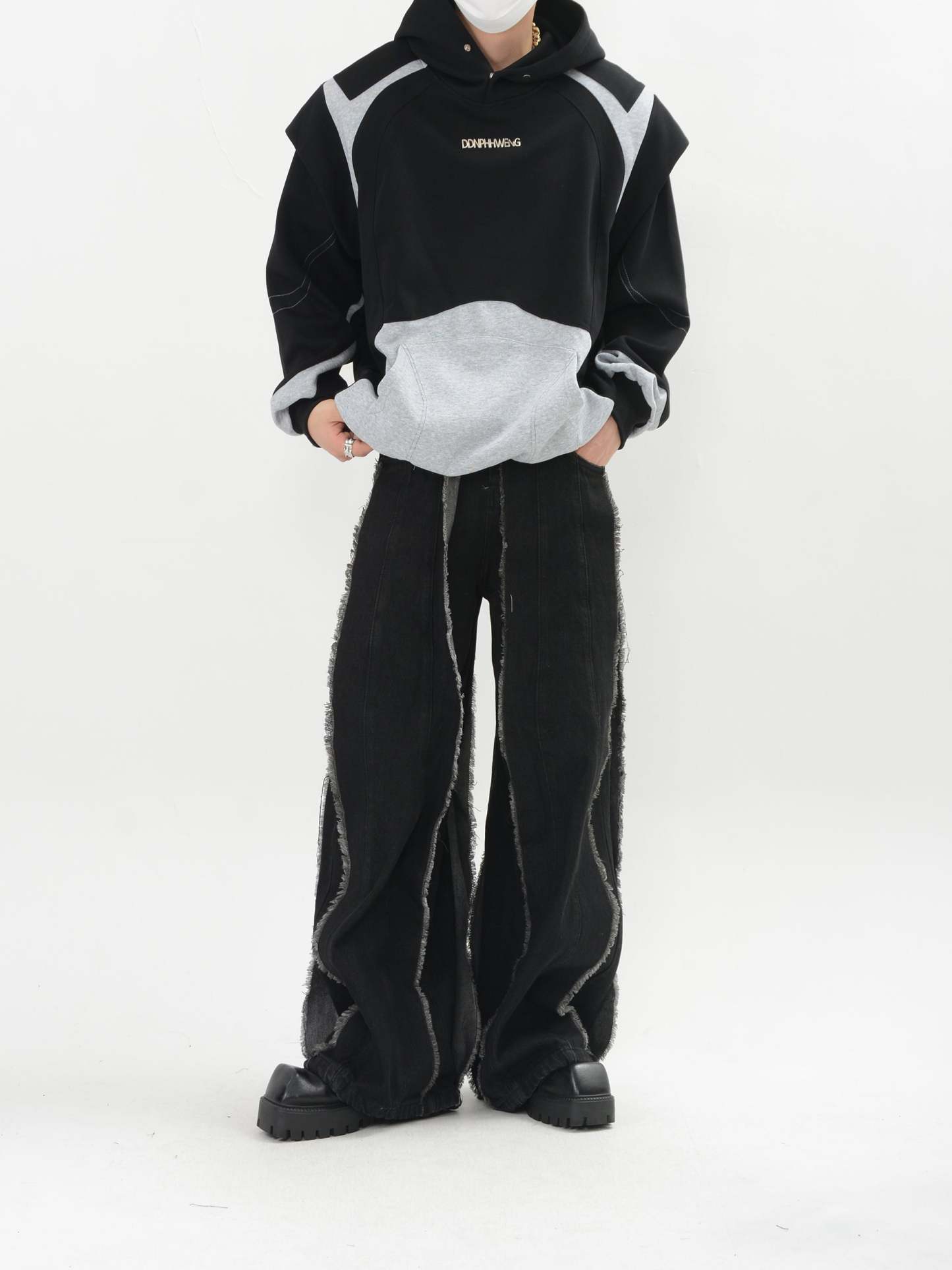 【24s Sep.】Metal Decor Hoodie Jacket-IYAMIUIO