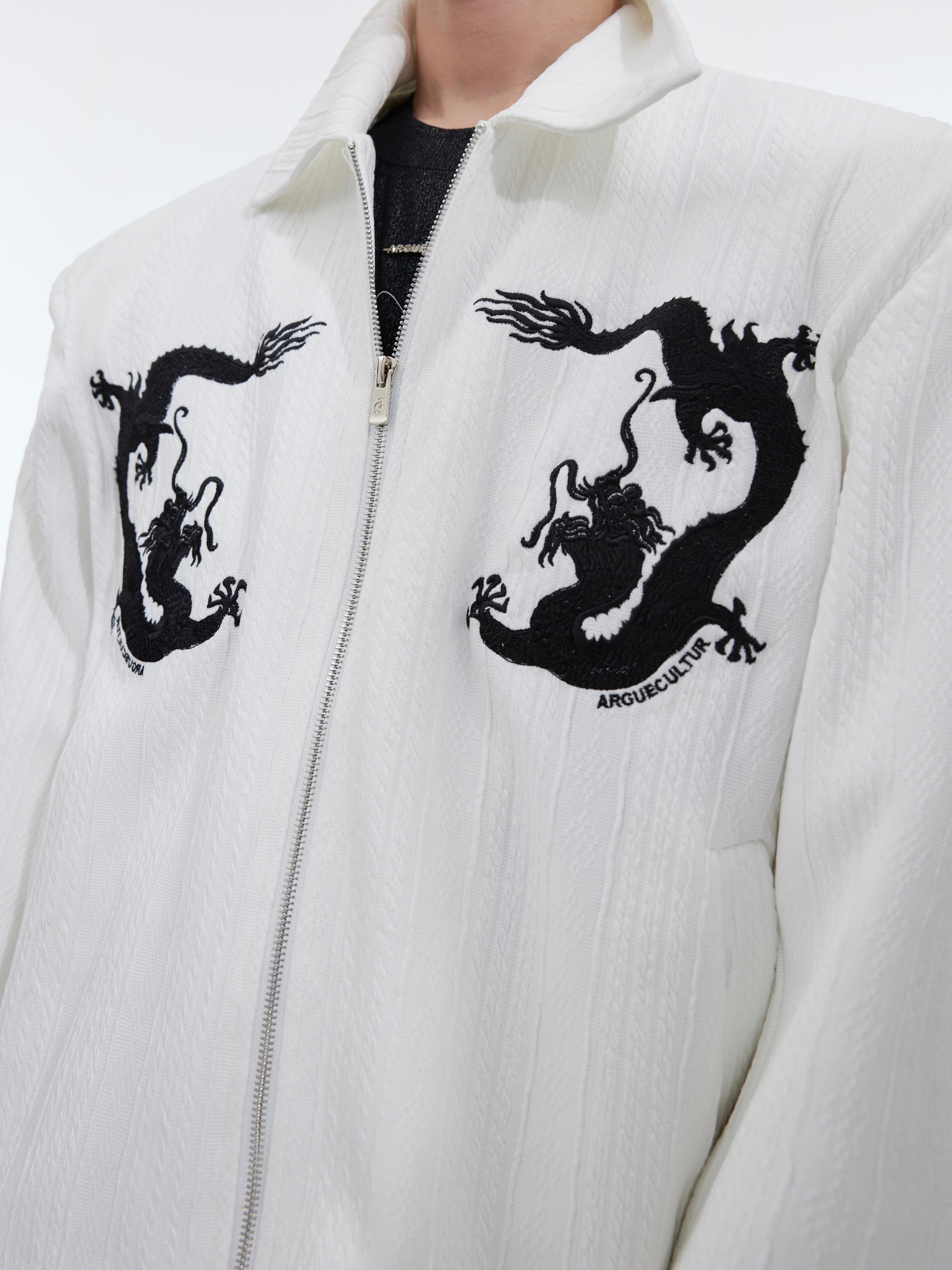 【24s February.】"Dragon" Pattern Simple Design Jacket-IYAMIUIO
