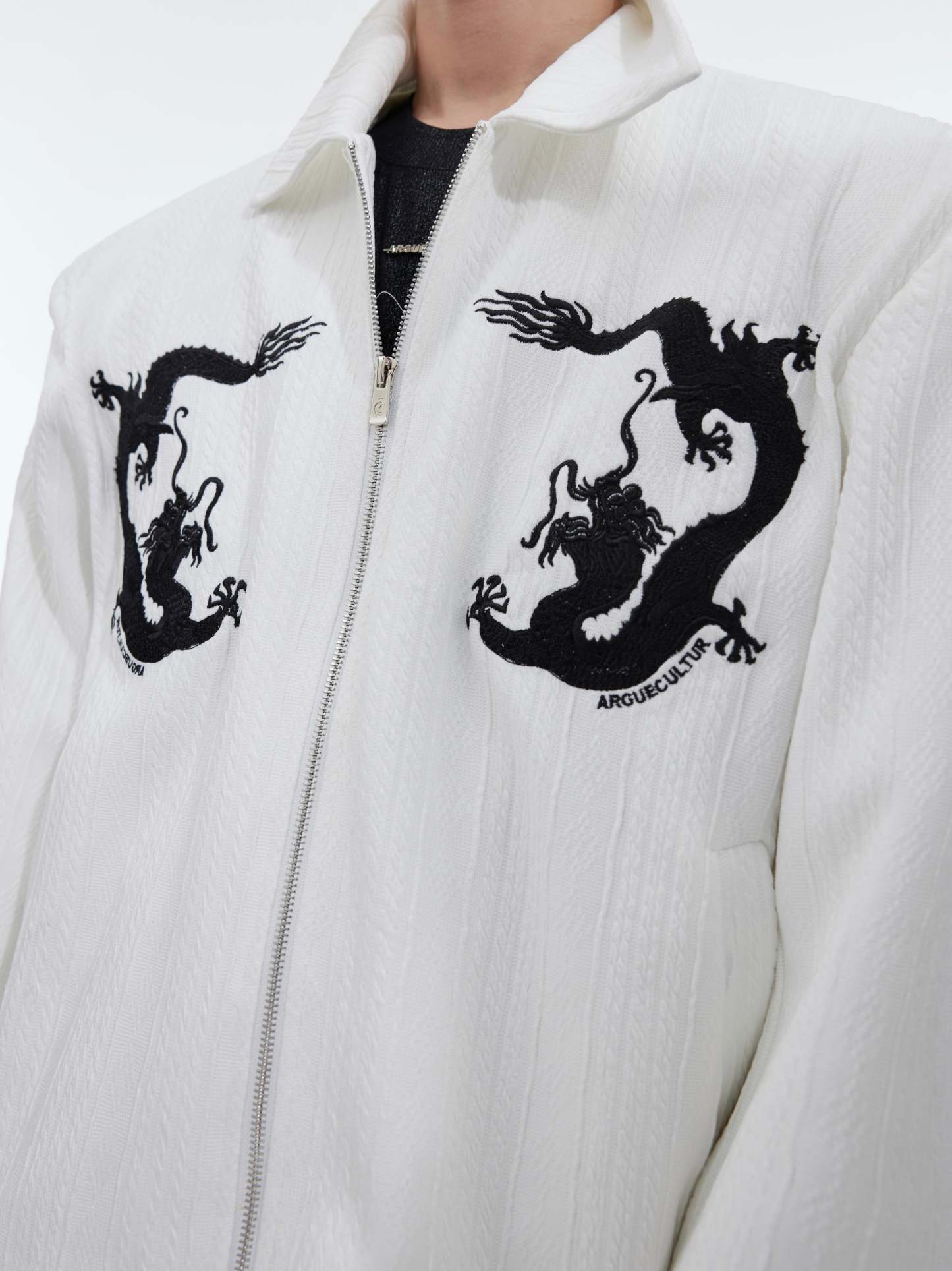 【24s February.】"Dragon" Pattern Simple Design Jacket-IYAMIUIO