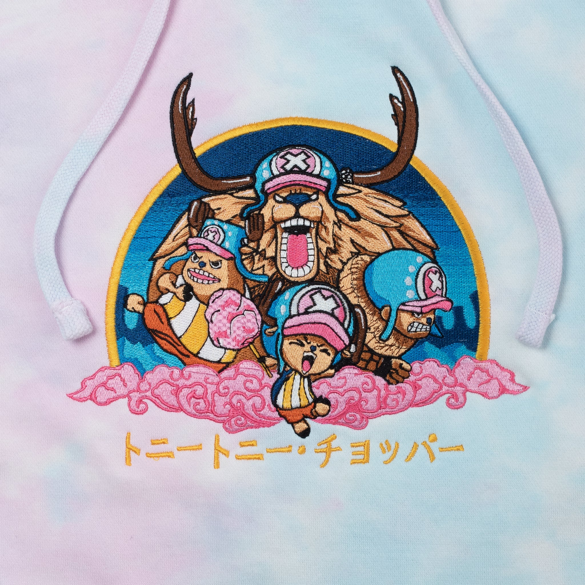 Tony Tony Embroidered Hoodie-IYAMIUIO