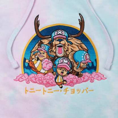 Tony Tony Embroidered Hoodie-IYAMIUIO