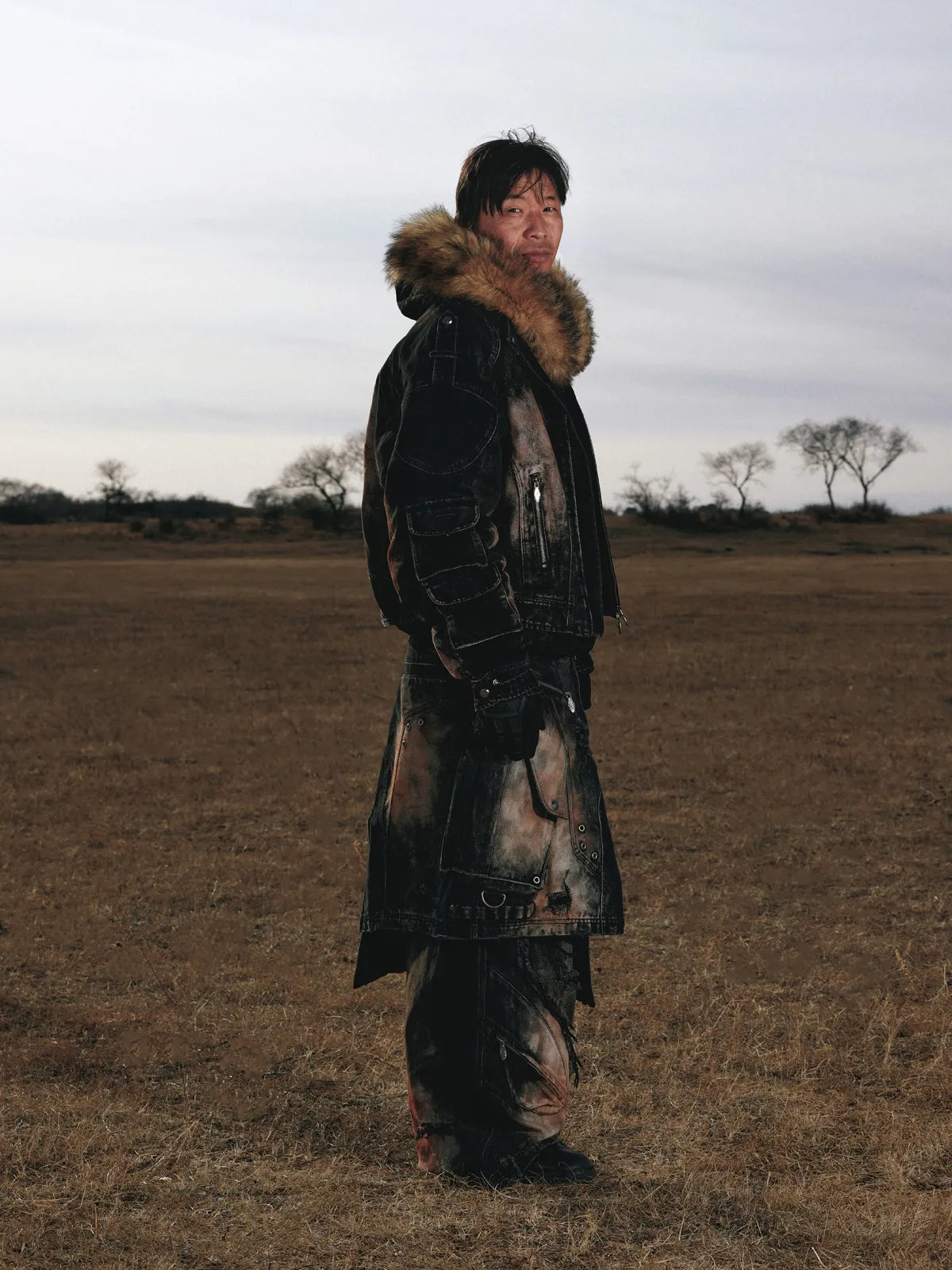 Dirty Wash Denim Jacket (only 60 pieces)-IYAMIUIO