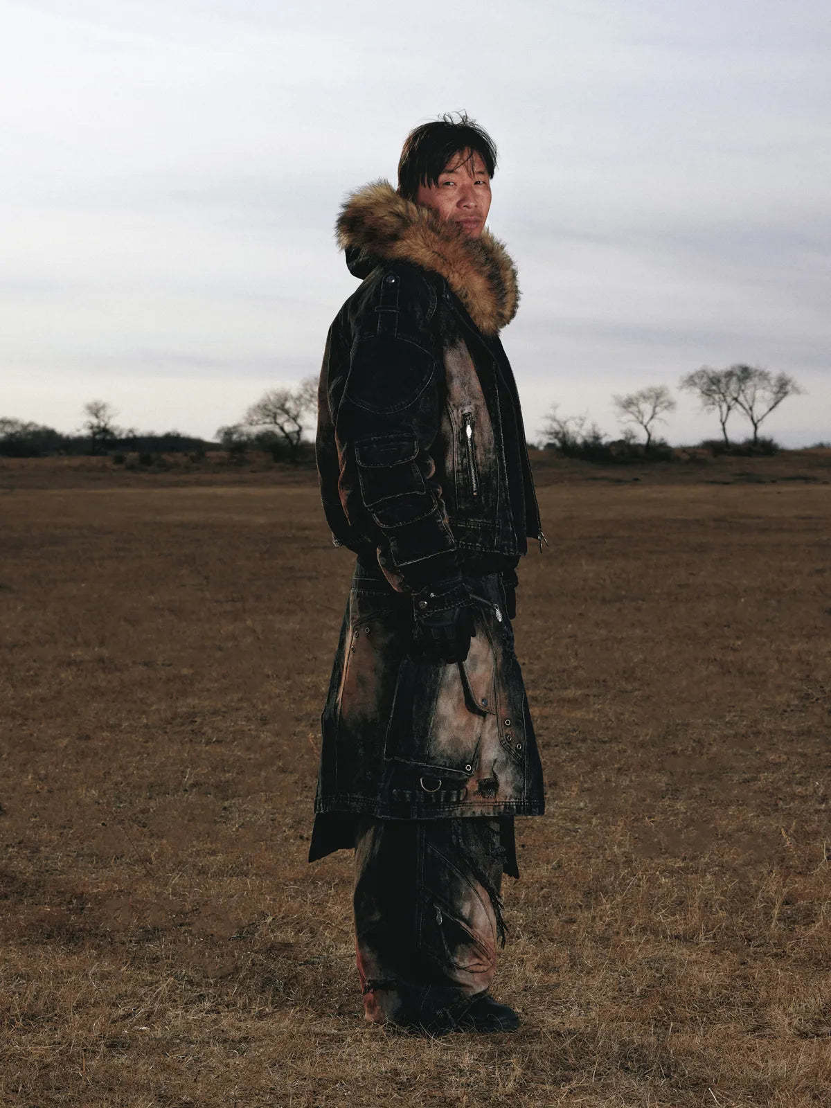 Dirty Wash Denim Jacket (only 60 pieces)-IYAMIUIO