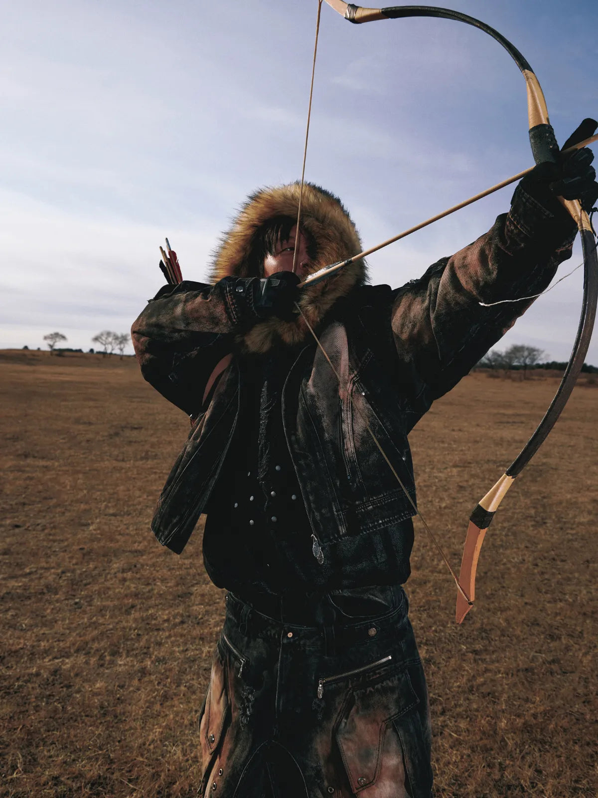 Dirty Wash Denim Jacket (only 60 pieces)-IYAMIUIO