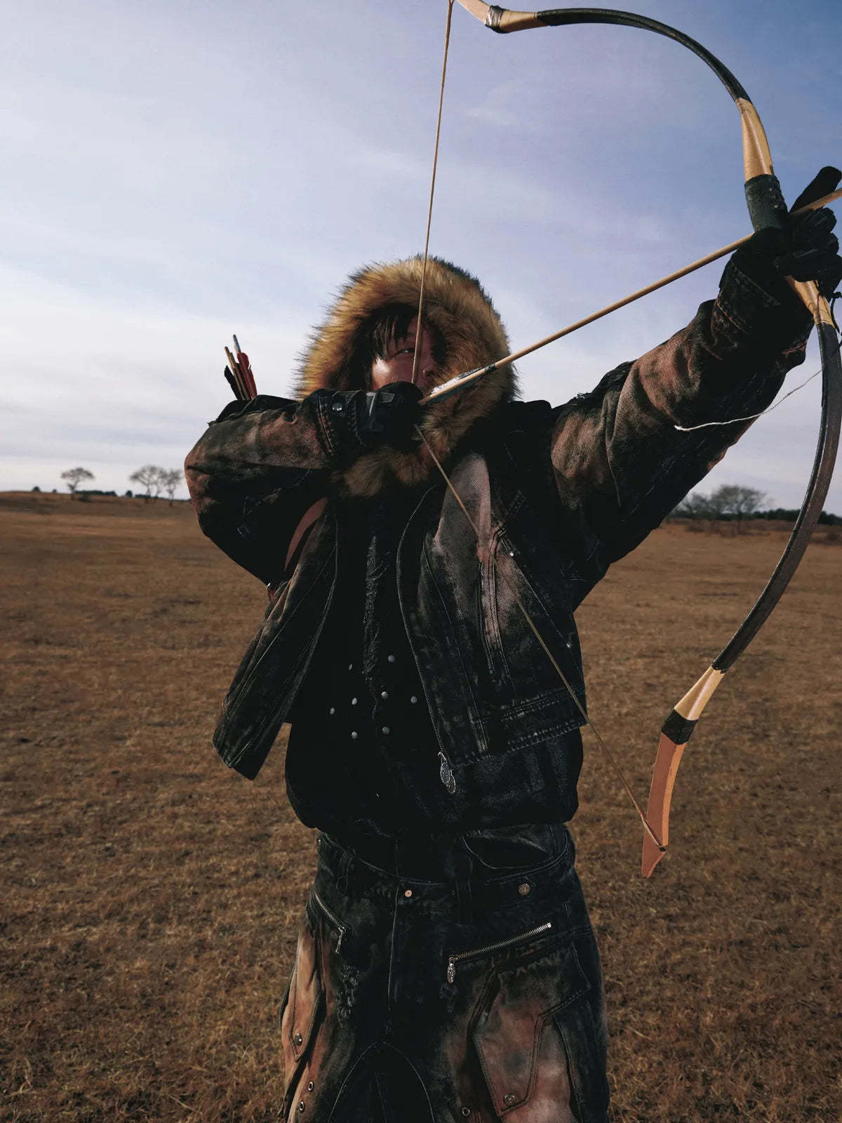 Dirty Wash Denim Jacket (only 60 pieces)-IYAMIUIO