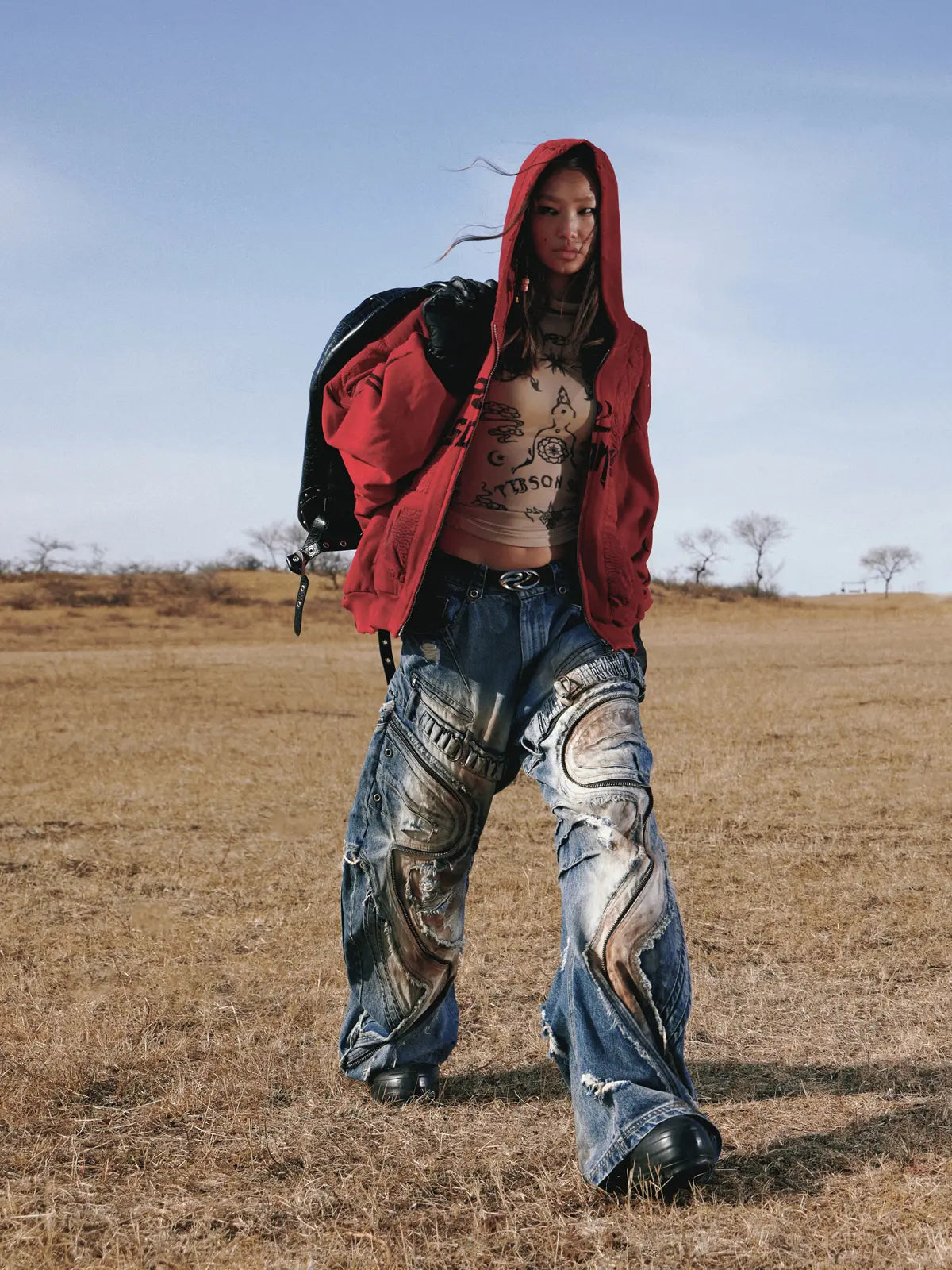 Racer Hoodie Jacket-IYAMIUIO