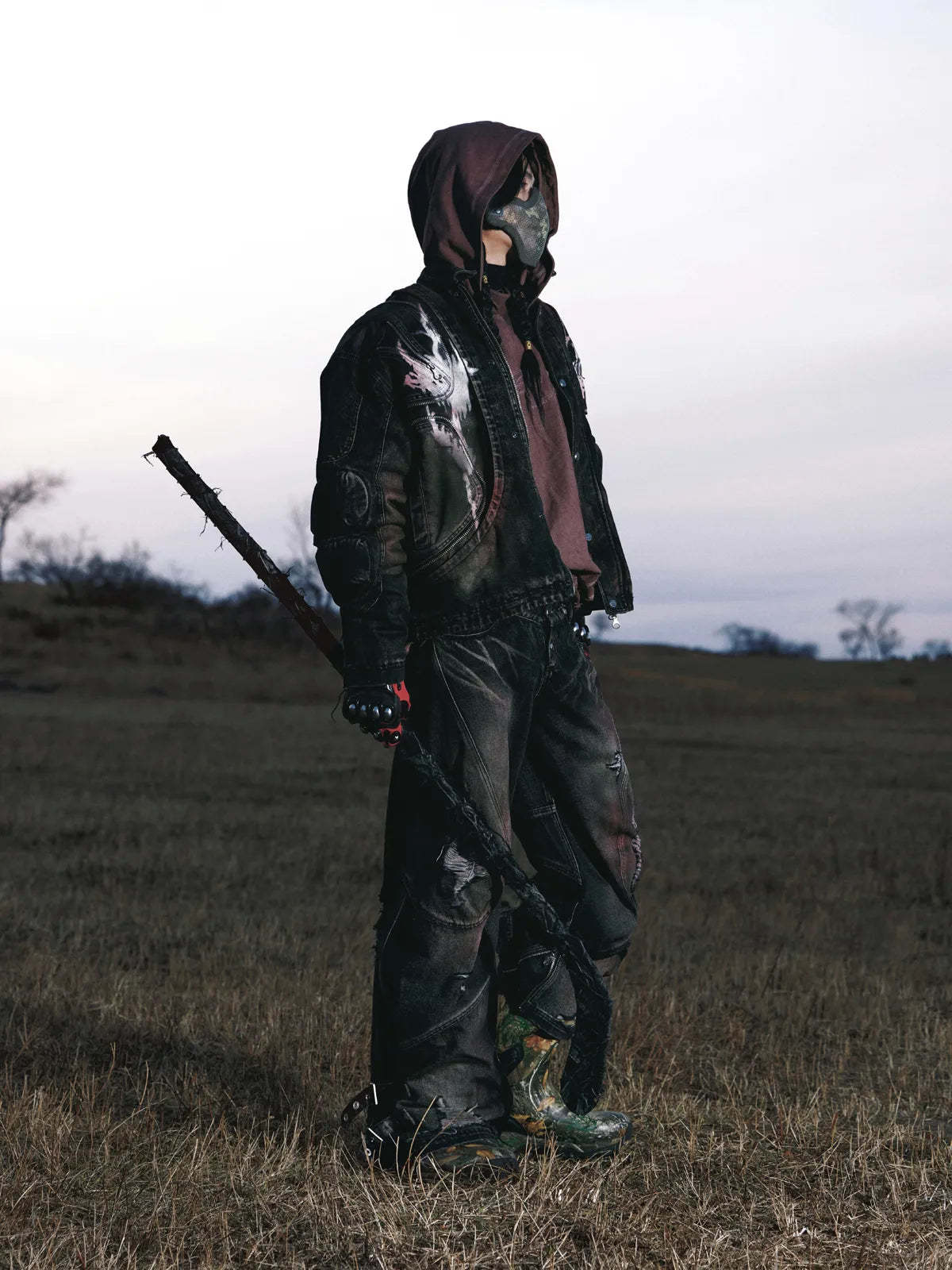 Scarlet Denim Jacket (only 60 pieces)-IYAMIUIO