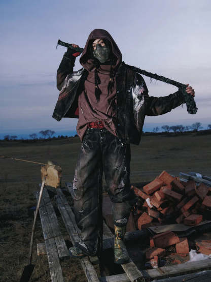 Scarlet Denim Jacket (only 60 pieces)-IYAMIUIO