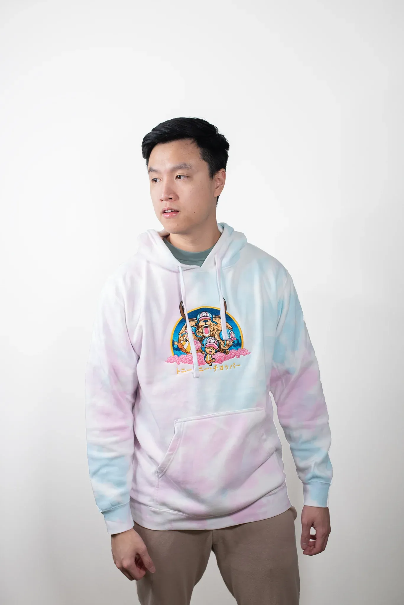 Tony Tony Embroidered Hoodie-IYAMIUIO